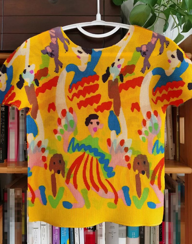 Issey Miyake Issey Miyake The field harvest round neck short-sleeved sh Size M / US 6-8 / IT 42-44 - 1 Thumbnail