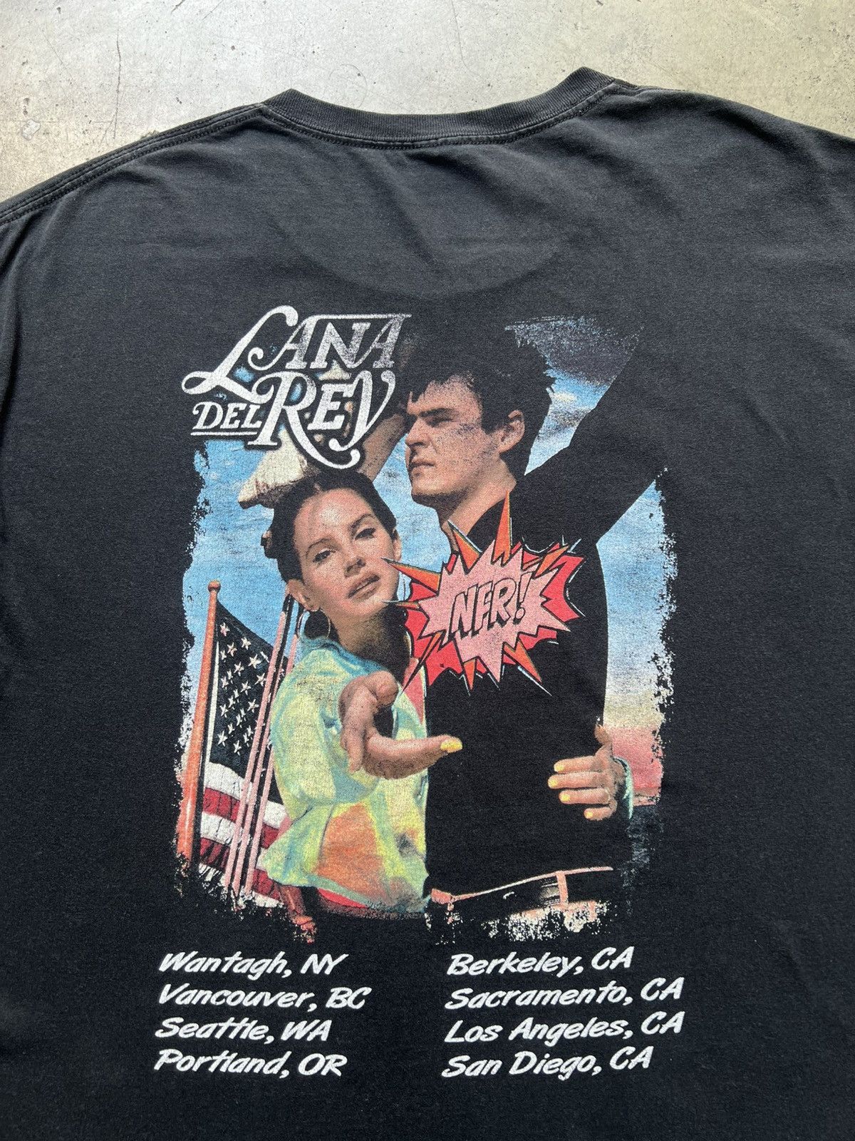 Band Tees × Fruit Of The Loom × Vintage 2019 Lana Del Rey Normal Fucking Rockwell Tee Shirt Size US L / EU 52-54 / 3 - 5 Thumbnail