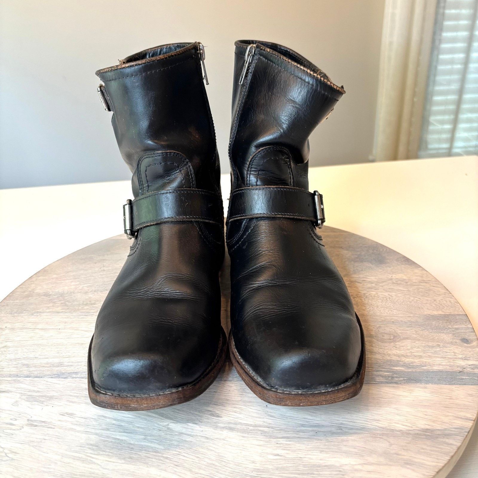 Frye Frye Women's Veronica Boots Size 9.5 D Buckle Strap Moto Size US 9.5 / IT 39.5 - 5 Thumbnail