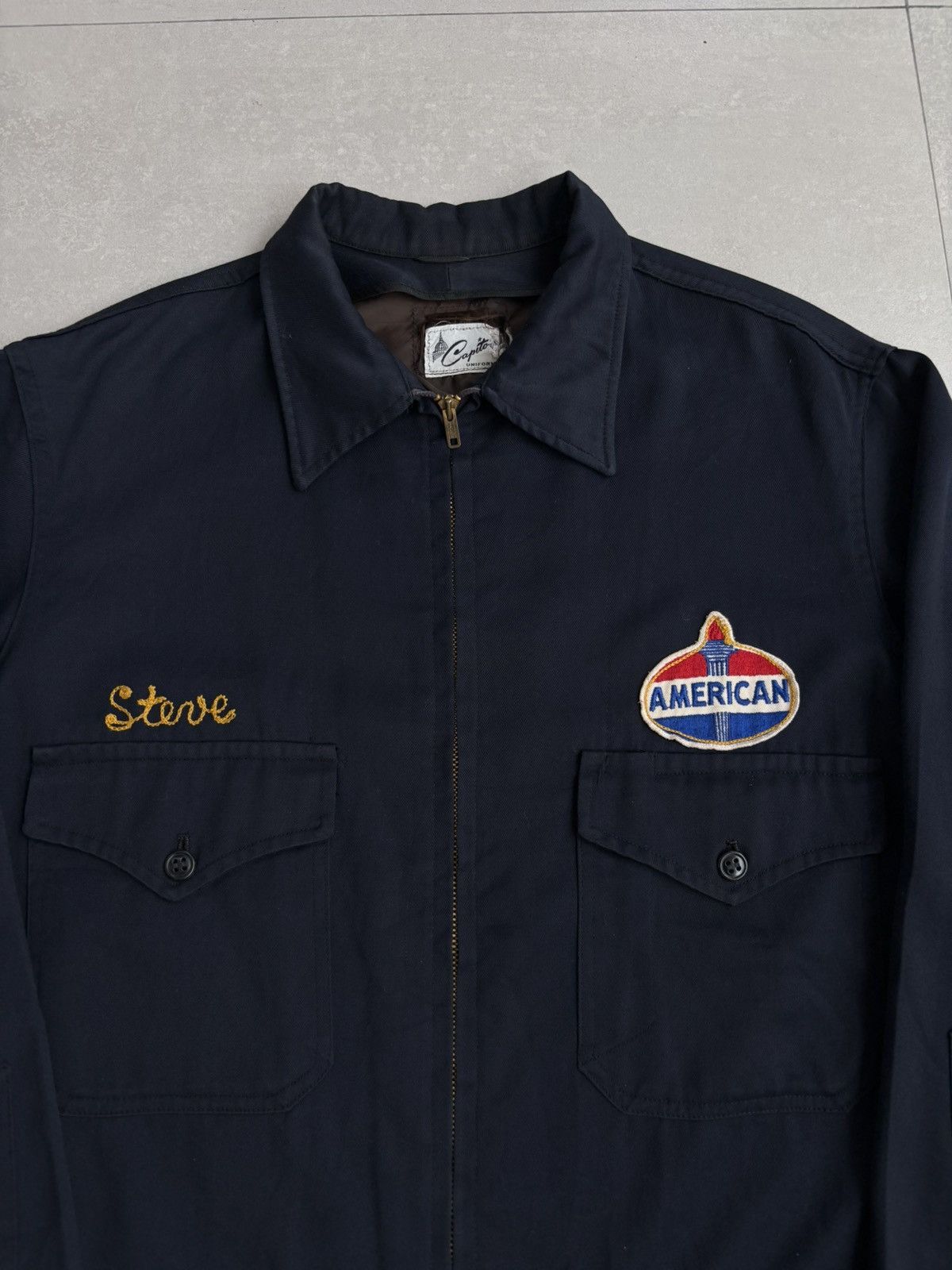 Vintage Vintage 50’s Capitol Work Jacket Chain Stich Size US L / EU 52-54 / 3 - 2 Thumbnail