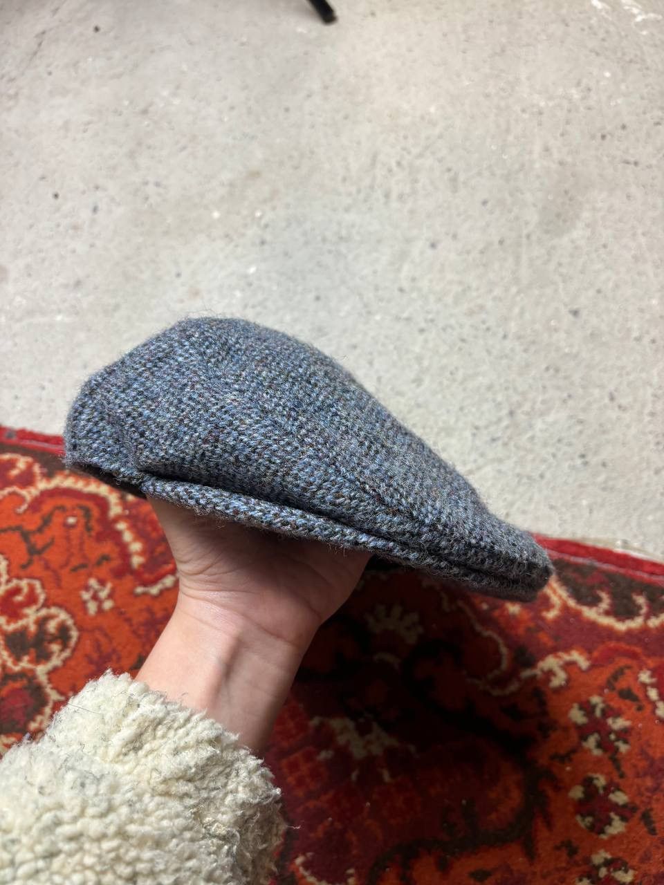 Harris Tweed × Vintage Vintage Y2K Harris Tweed Wool Hooligan Cap Size ONE SIZE - 4 Thumbnail