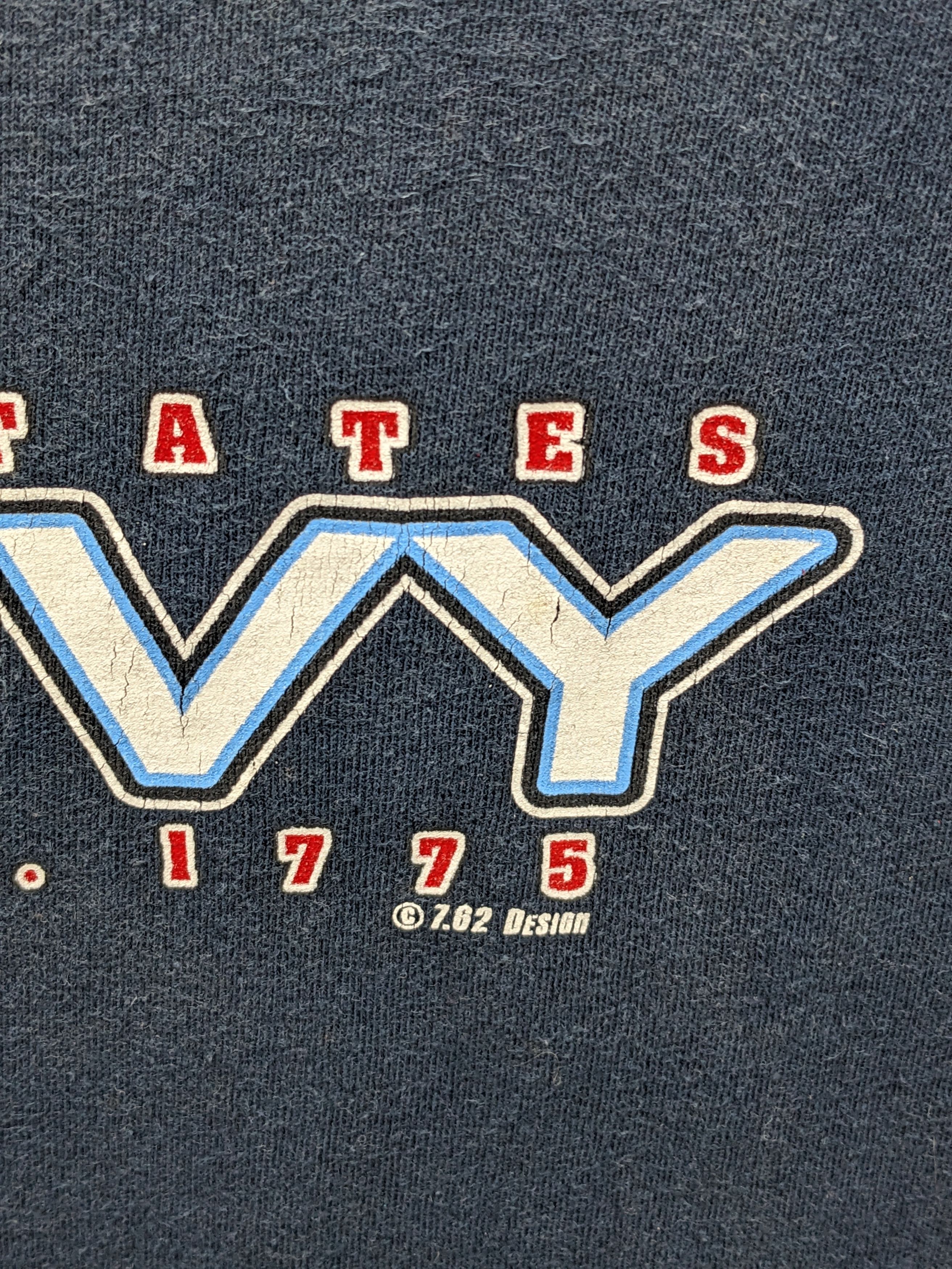 Vintage UNITED STATES NAVY 7.62 DESIGN TSHIRT Size US L / EU 52-54 / 3 - 4 Thumbnail