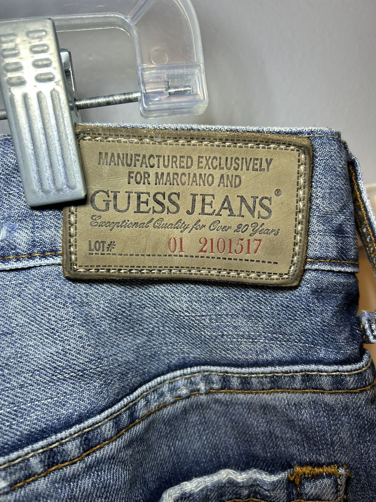 Guess Vintage Guess Jeans USA distressed bootcut jeans Size US 33 - 4 Thumbnail