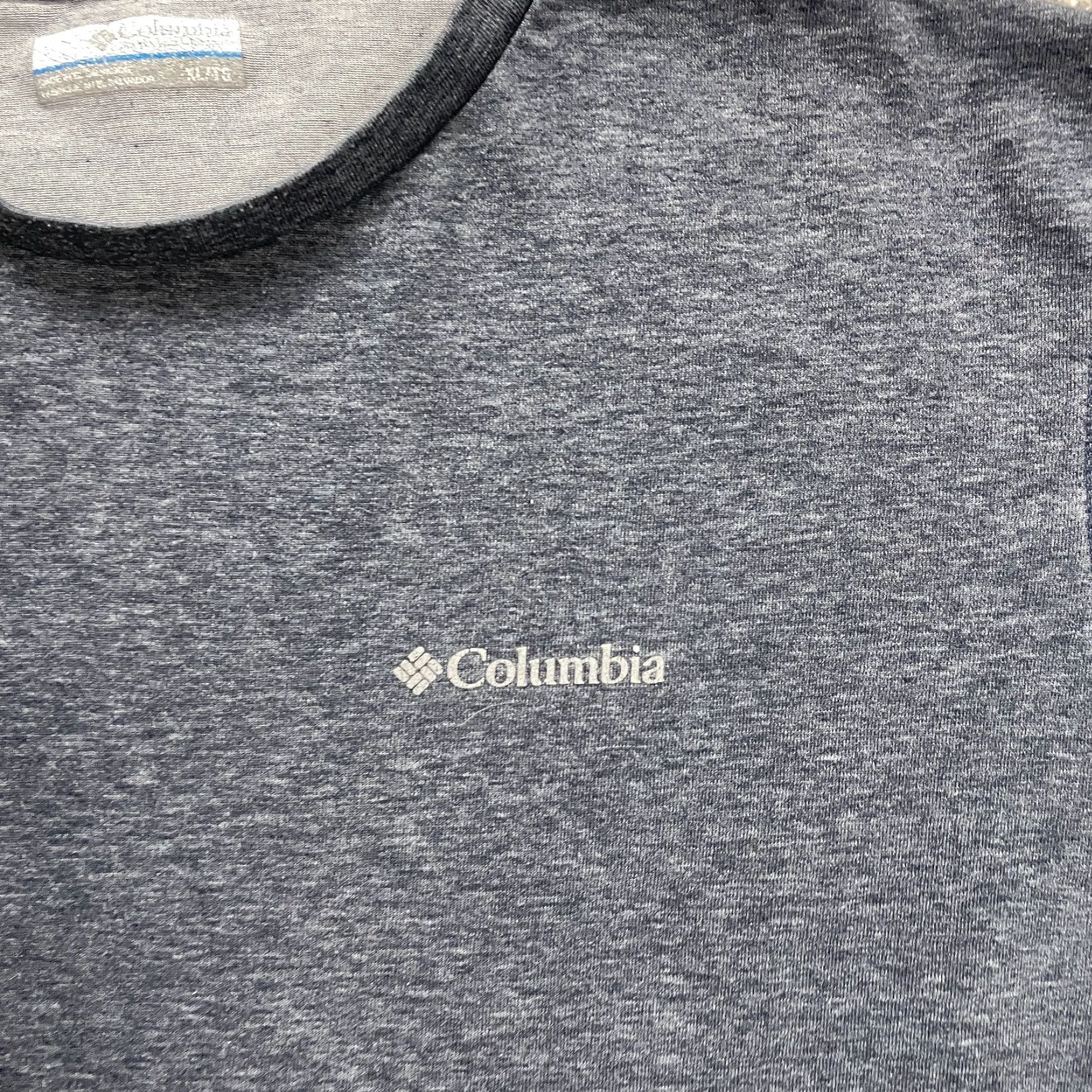 Vintage Columbia T-Shirt Mens XL Gray Crew Neck Short Sleeve Omni Wick Activewear Shirt Size US XL / EU 56 / 4 - 6 Thumbnail