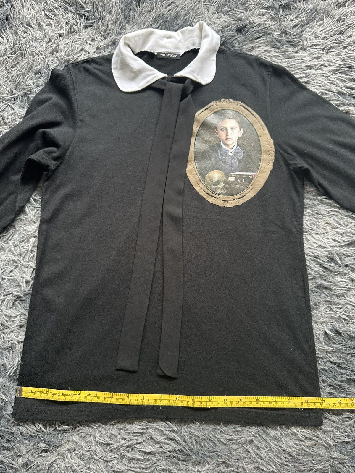 Japanese Brand AW19 Milkboy '' Forbidden Milkboy'' polo long sleeve Size US M / EU 48-50 / 2 - 9 Thumbnail