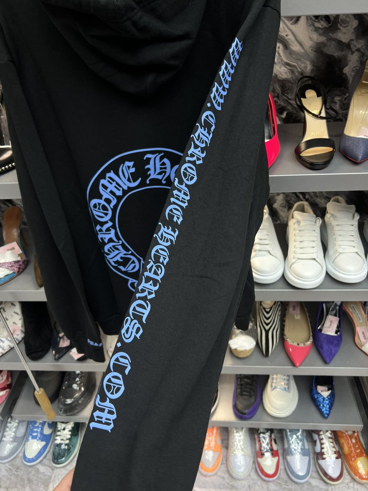 Chrome Hearts Chrome Hearts Horseshoe Logo Print Hoodie Size US L / EU 52-54 / 3 - 4 Thumbnail