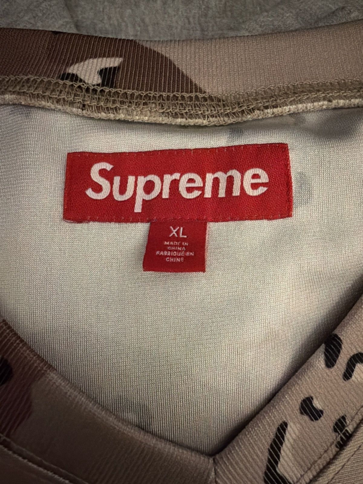 Supreme Aphex Twin Supreme Windowlicker Camo Jersey Shirt Size US XL / EU 56 / 4 - 9 Thumbnail
