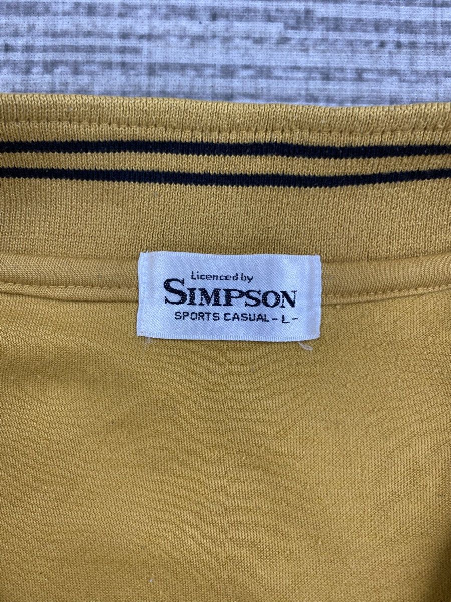 Japanese Brand × The Simpsons × Vintage Vintage 90s Simpson Sport Casual Halfzip Sweatshirt Size US XL / EU 56 / 4 - 6 Thumbnail