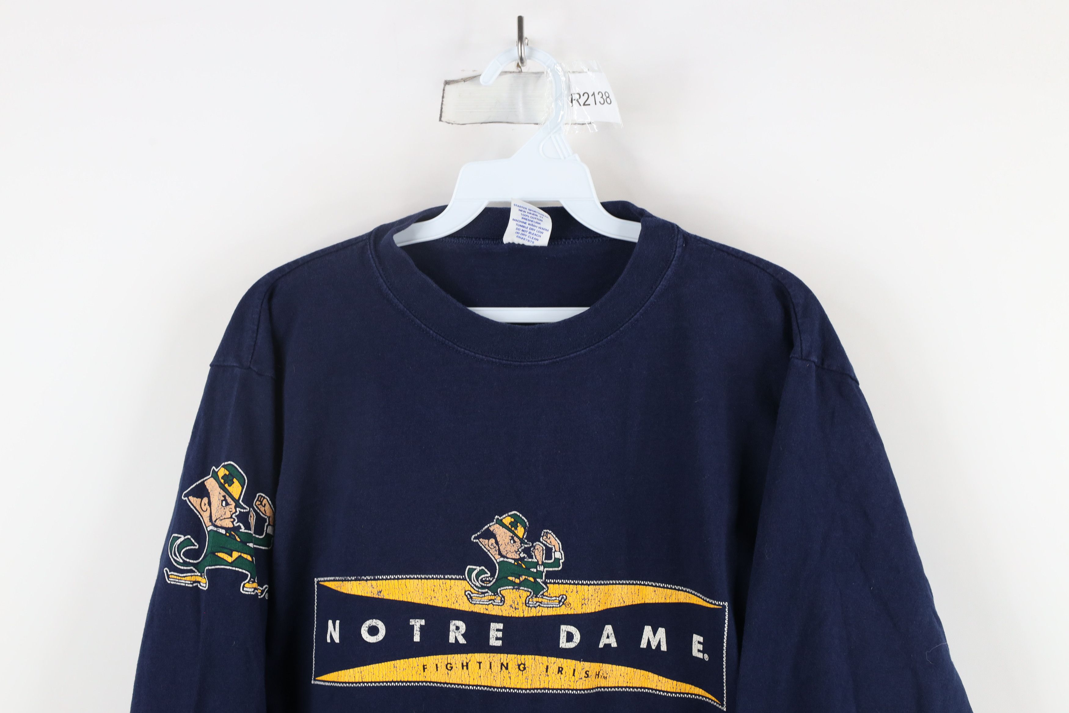 Starter × Vintage Vintage 90s Starter Dame University Long Sleeve T-Shirt USA Size US S / EU 44-46 / 1 - 2 Thumbnail