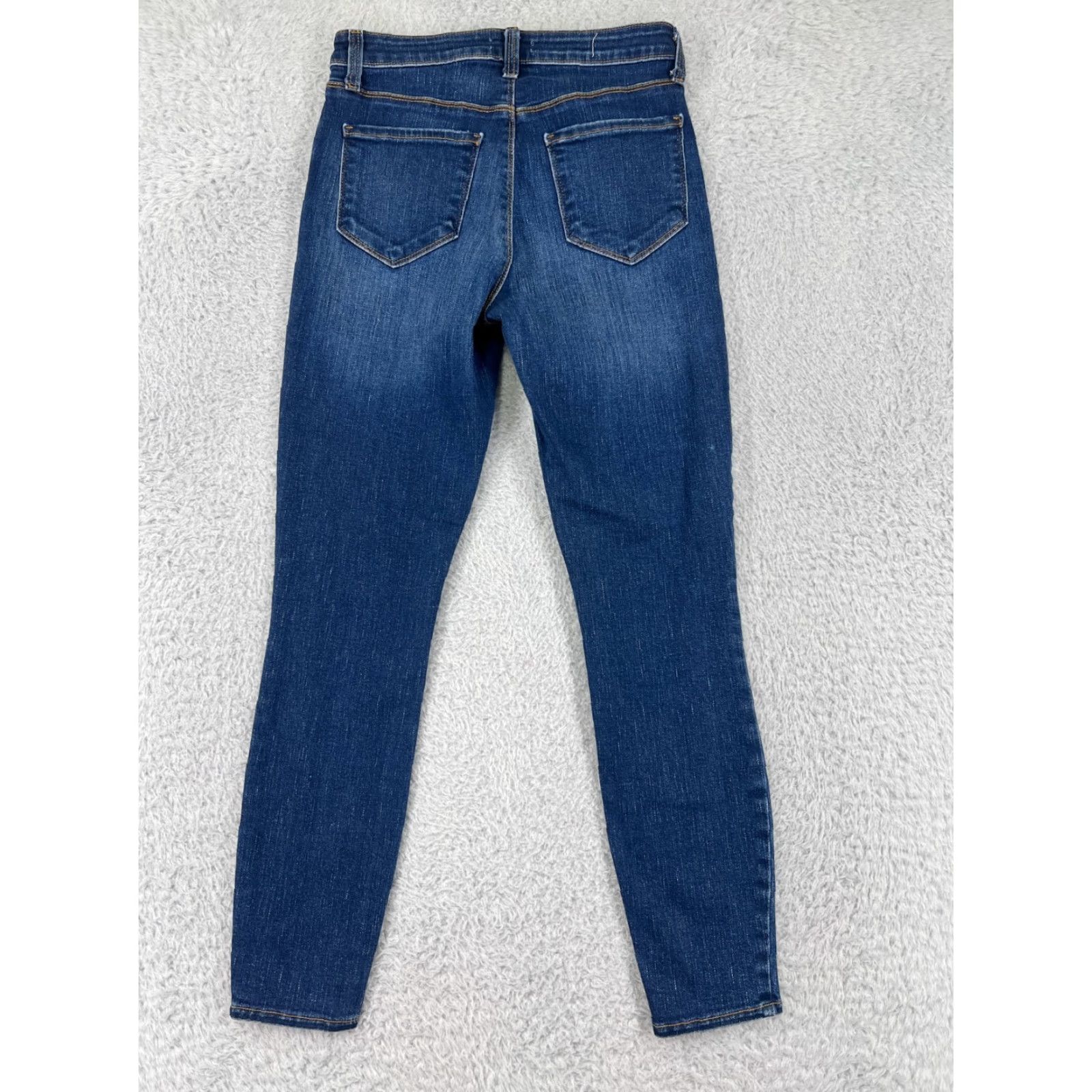 L'AGENCE L'AGENCE Jeans Womens 25 Blue Denim Skinny Slim 5-Pocket Design US Made Size 42" / US 20 - 2 Thumbnail