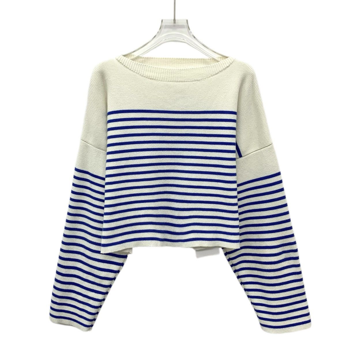 Celine Celine Color-blocked Striped Long Sleeve Knitwear K26WX Size S / US 4 / IT 40 - 1 Thumbnail
