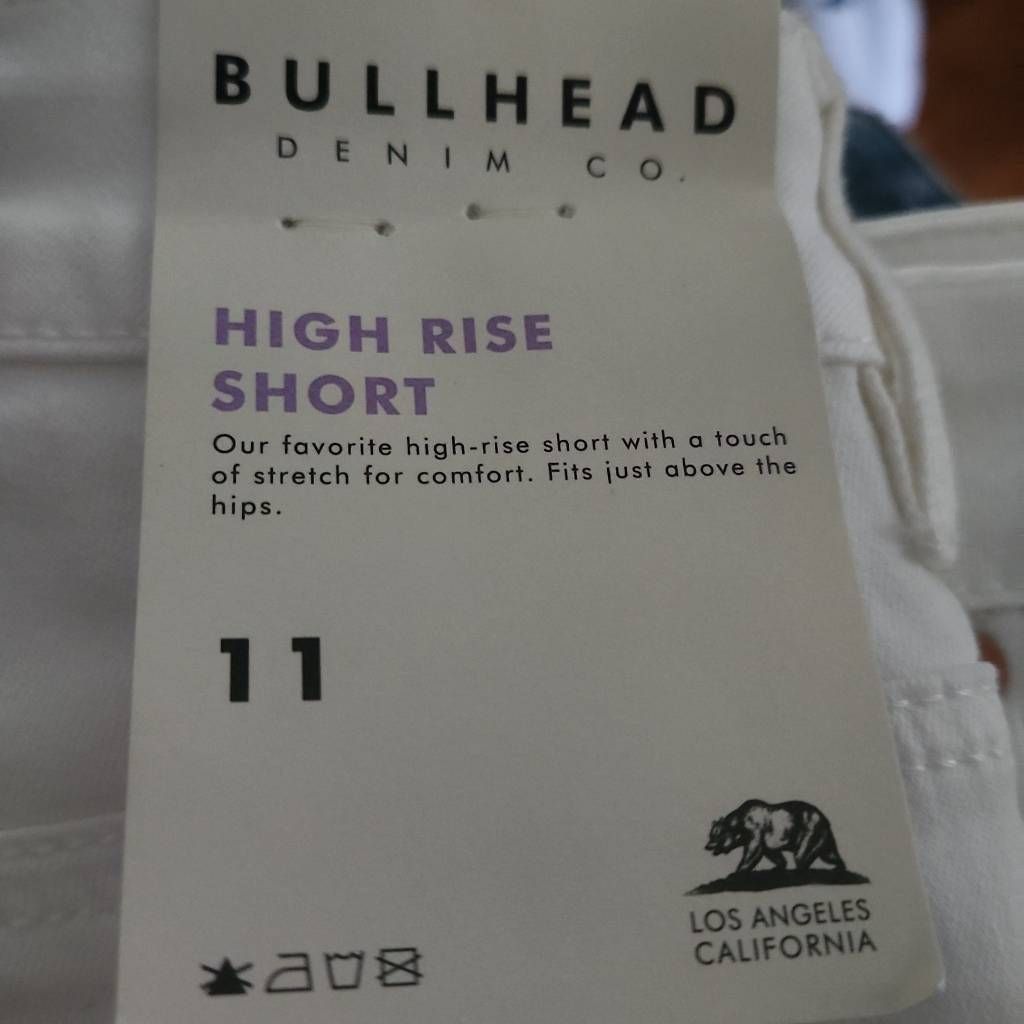 Bullhead Denim Co. Bullhead Denim Women's Size 11 White Crochet Detail High Ris Size 28" / US 6 / IT 42 - 6 Thumbnail
