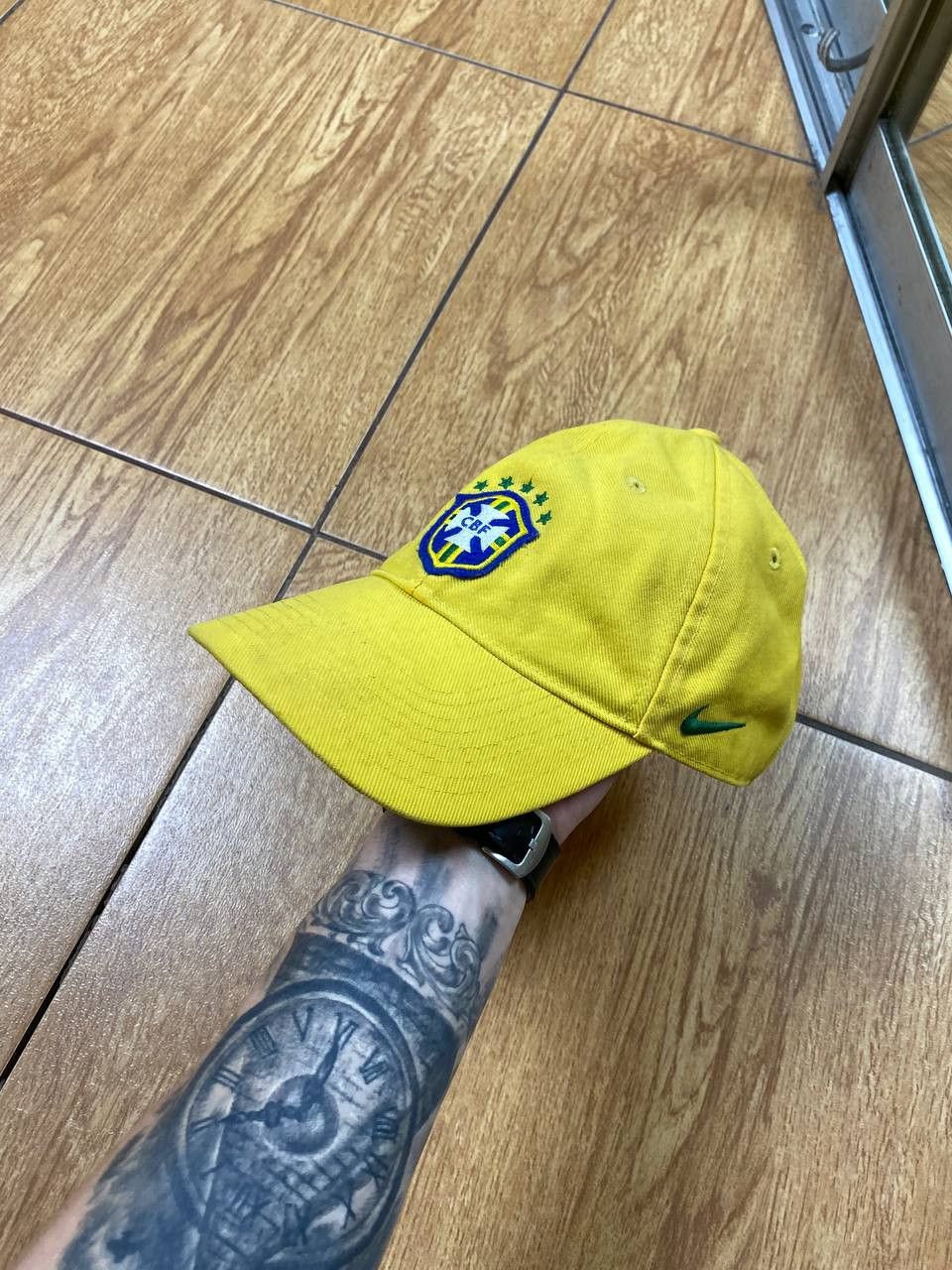 Nike Big logo Yellow Cap Nike Y2K One Size Size ONE SIZE - 3 Thumbnail