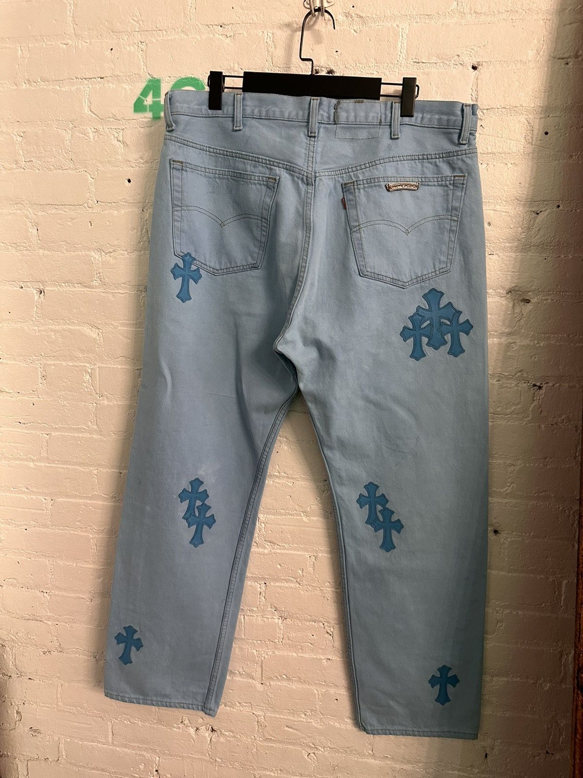 Chrome Hearts CHROME HEARTS DRAKE BABYBLUE LEVI CROSS JEANS XXXL 38 40 Size US 38 / EU 54 - 12 Thumbnail
