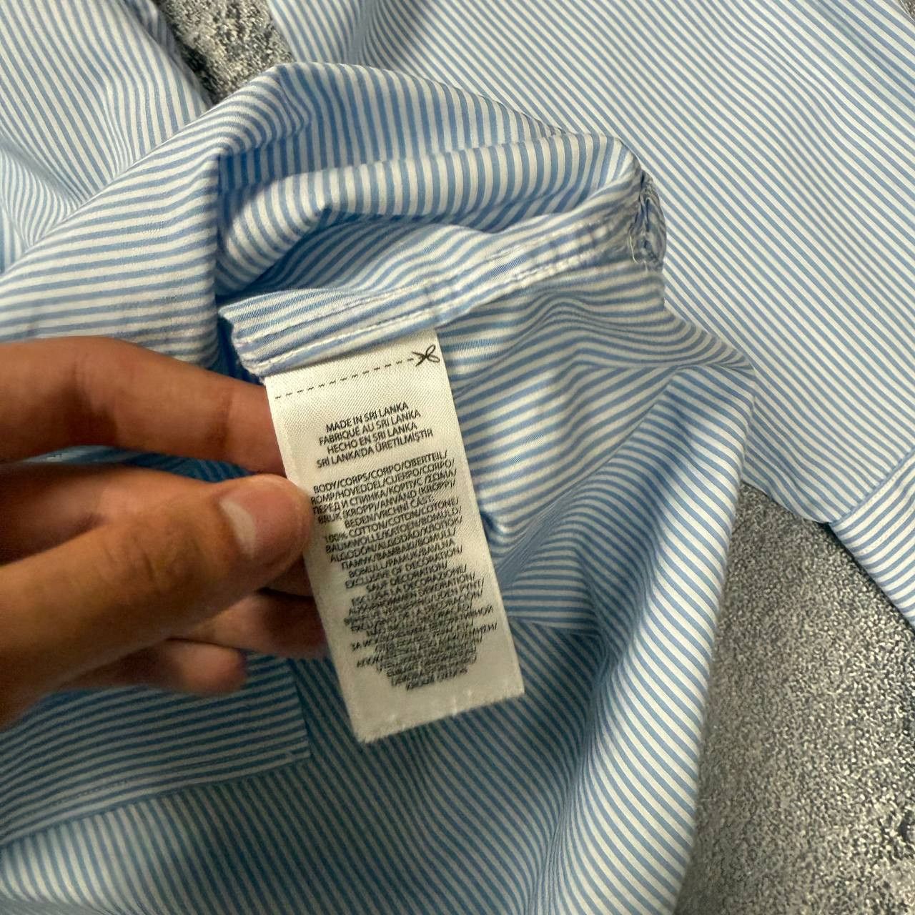 Polo Ralph Lauren Vintage Polo Ralph Lauren Shirt Long Sleeve Striped Blue Size US M / EU 48-50 / 2 - 9 Thumbnail