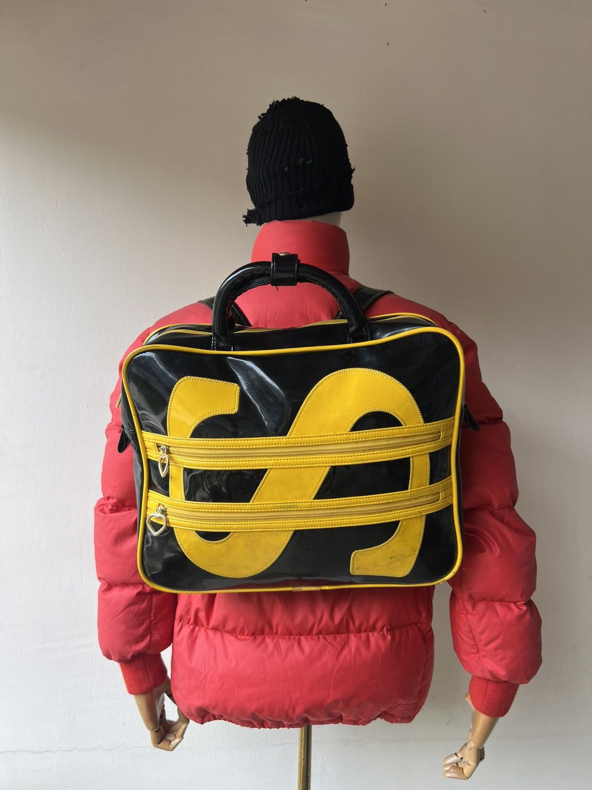 Moschino Vintage Moschino Big $ Logo 2 Way Backpack Size ONE SIZE - 1 Thumbnail
