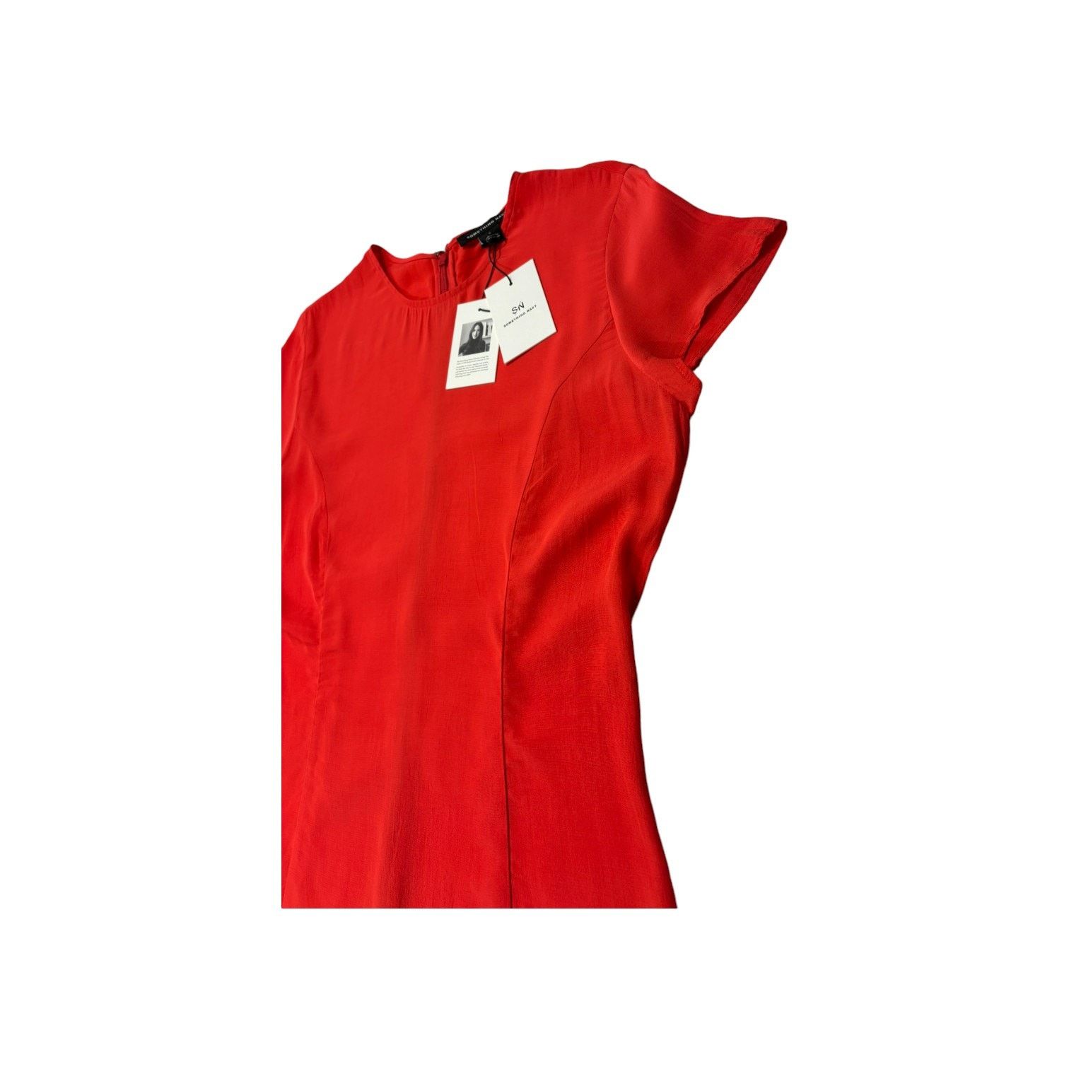 Other NWT Something Navy Tangerine Dress Small Short Sleeve Mini Size S / US 4 / IT 40 - 10 Thumbnail