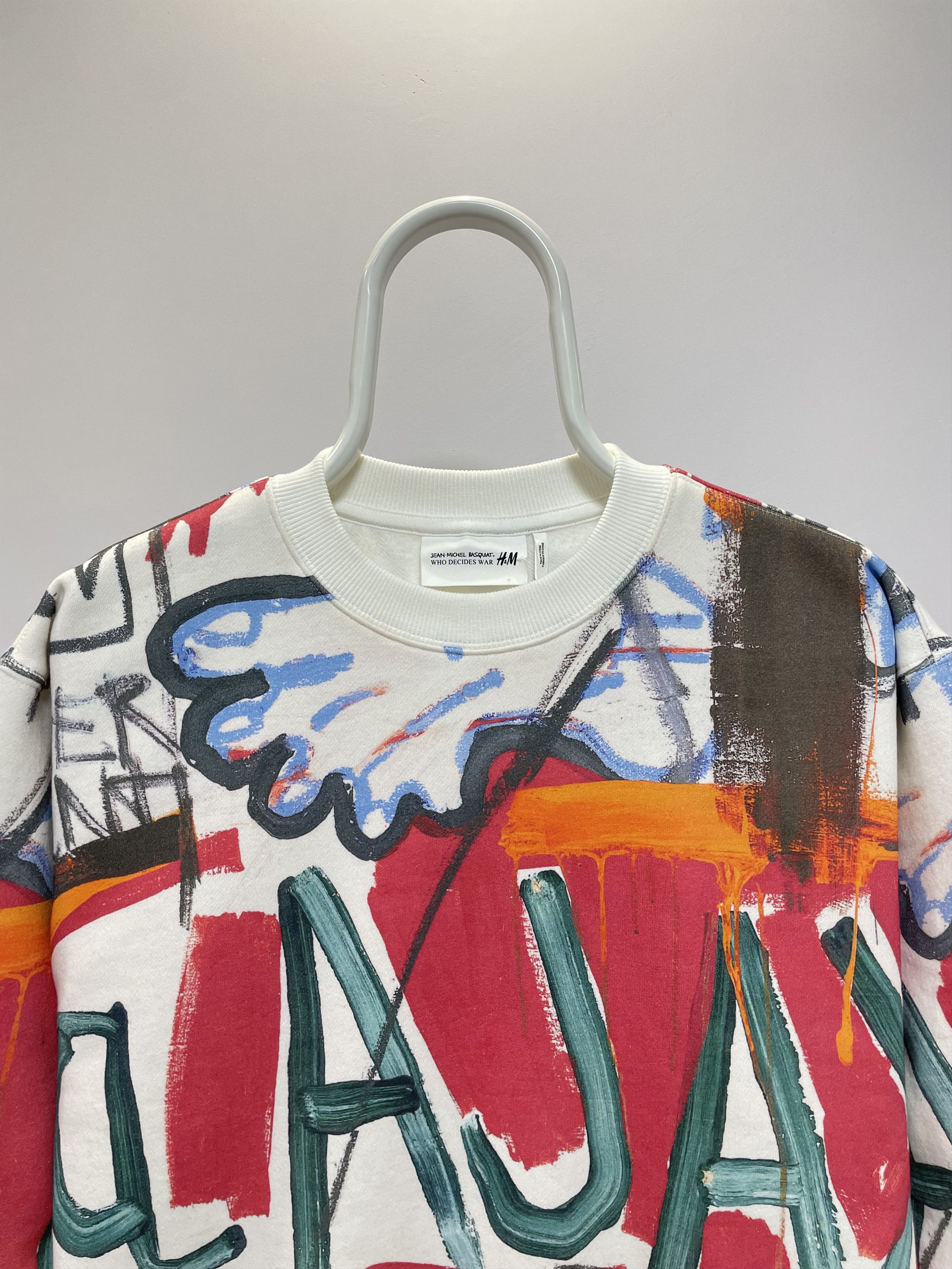 H&M × Jean-Michel Basquiat × Who Decides War Jean-Michel Basquiat Who Decides War H&M Sweatshirt Oversize Size US XL / EU 56 / 4 - 8 Thumbnail