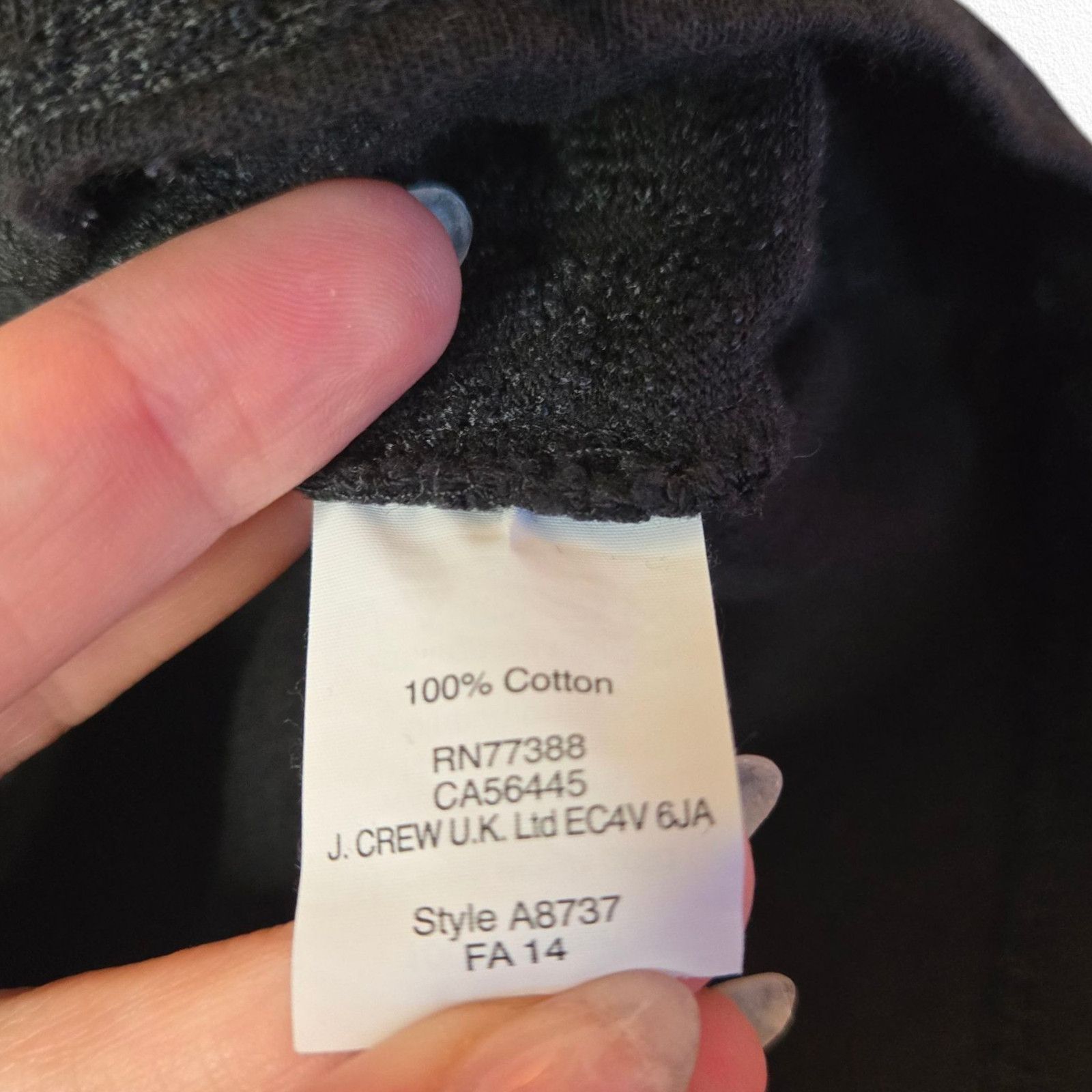 J.Crew J Crew Black Jacquard Crewneck Top Size Large Size L / US 10 / IT 46 - 6 Thumbnail