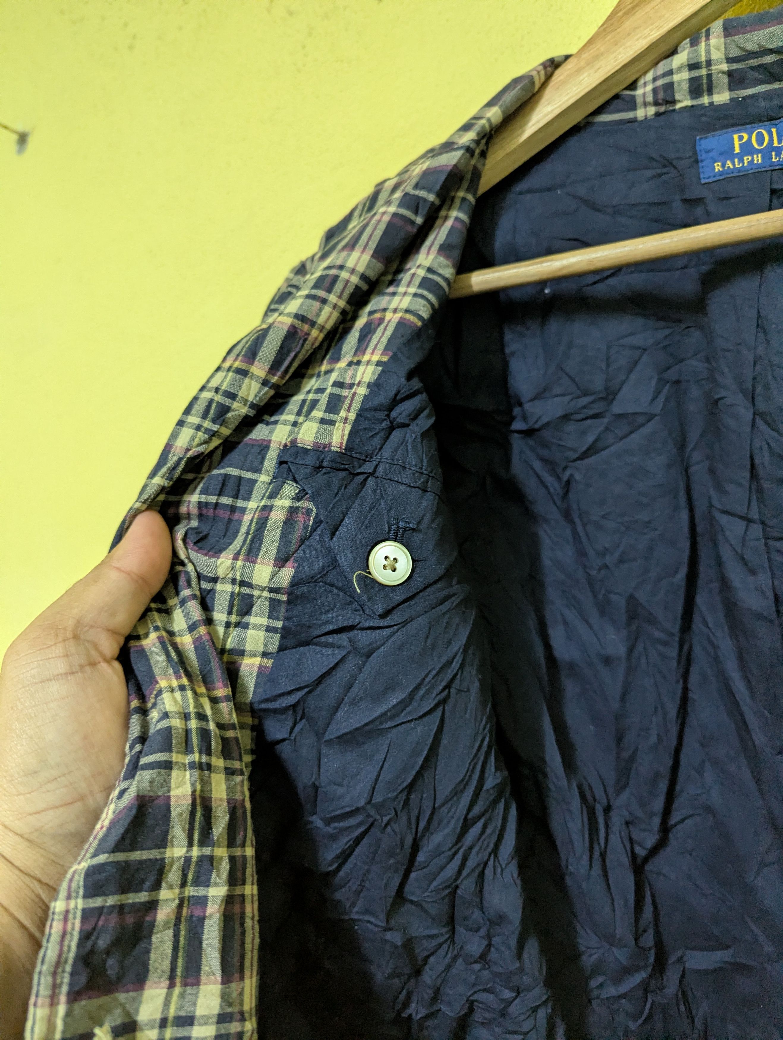 Polo Ralph Lauren Polo Ralph Lauren Blazer Navy Plaid Crest Lined Size XS / US 0-2 / IT 36-38 - 6 Thumbnail