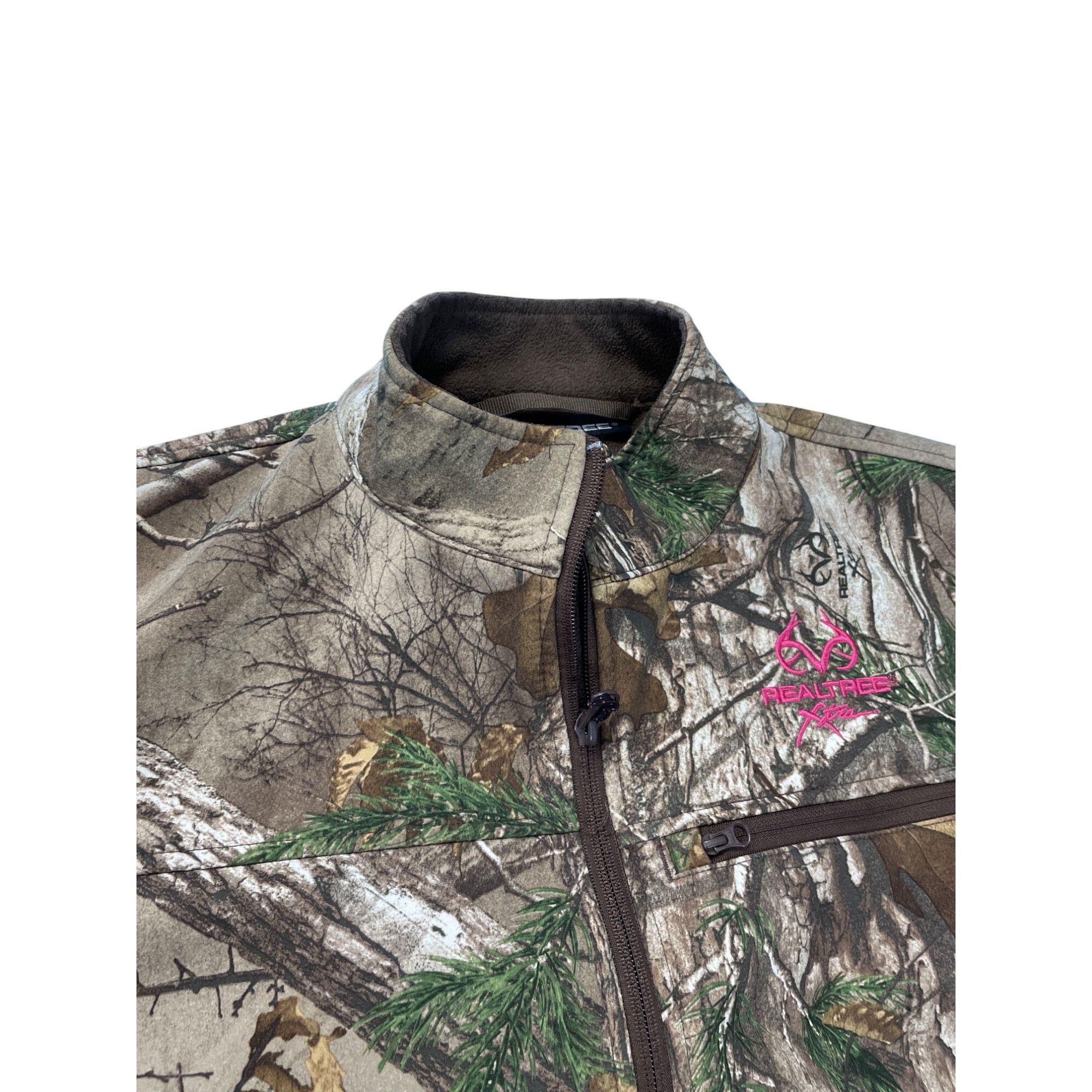 Realtree Realtree Womens Xtra Camo Full Zip Jacket With Pink Logo Siz Size L / US 10 / IT 46 - 3 Thumbnail