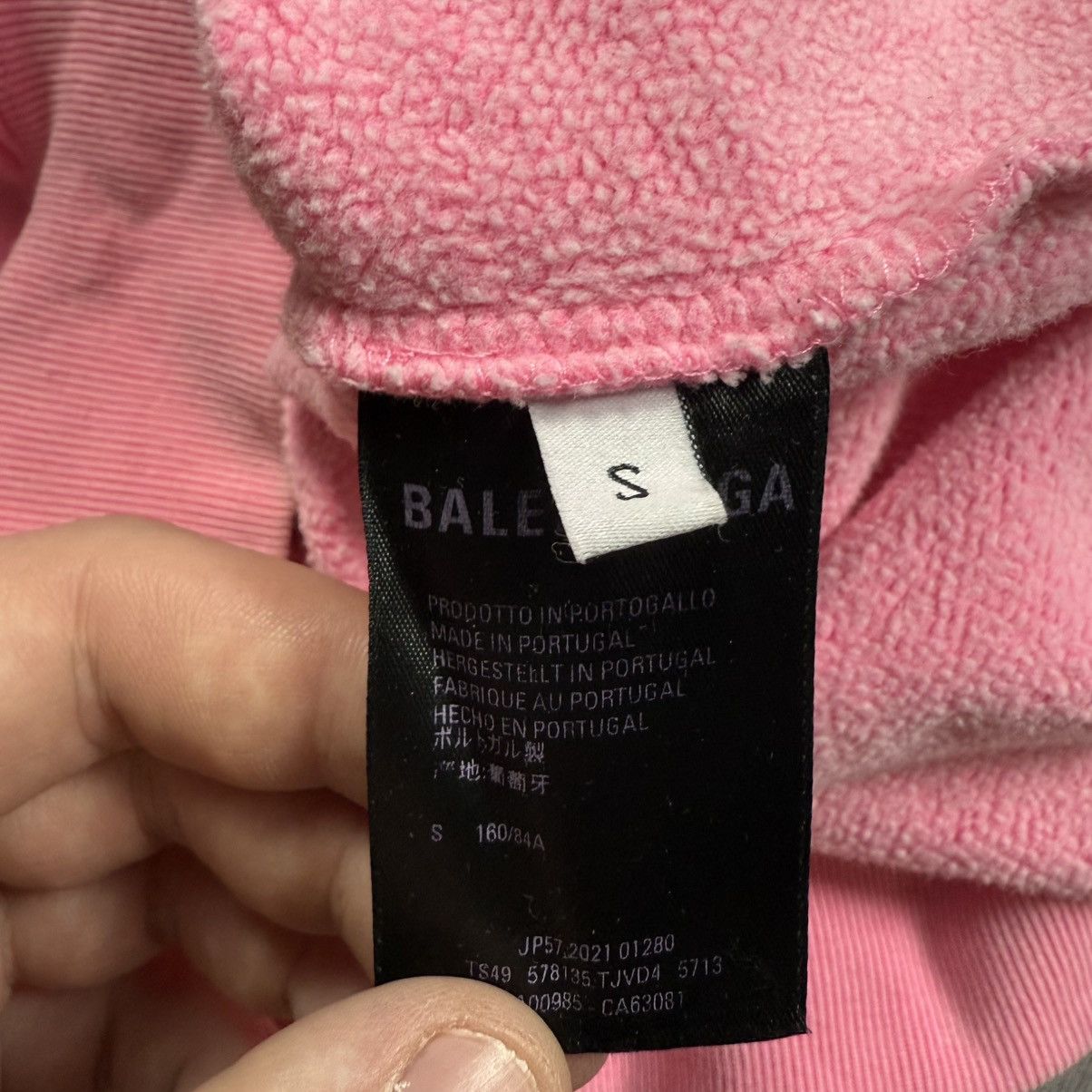 Balenciaga Balenciaga Big Logo Pink Hoodie Size US S / EU 44-46 / 1 - 7 Thumbnail
