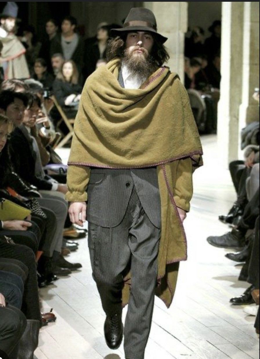 Yohji Yamamoto 🔥WINTER🔥Y's by Yohji Yamamoto oversized Scarf Runway Size ONE SIZE - 1 Thumbnail