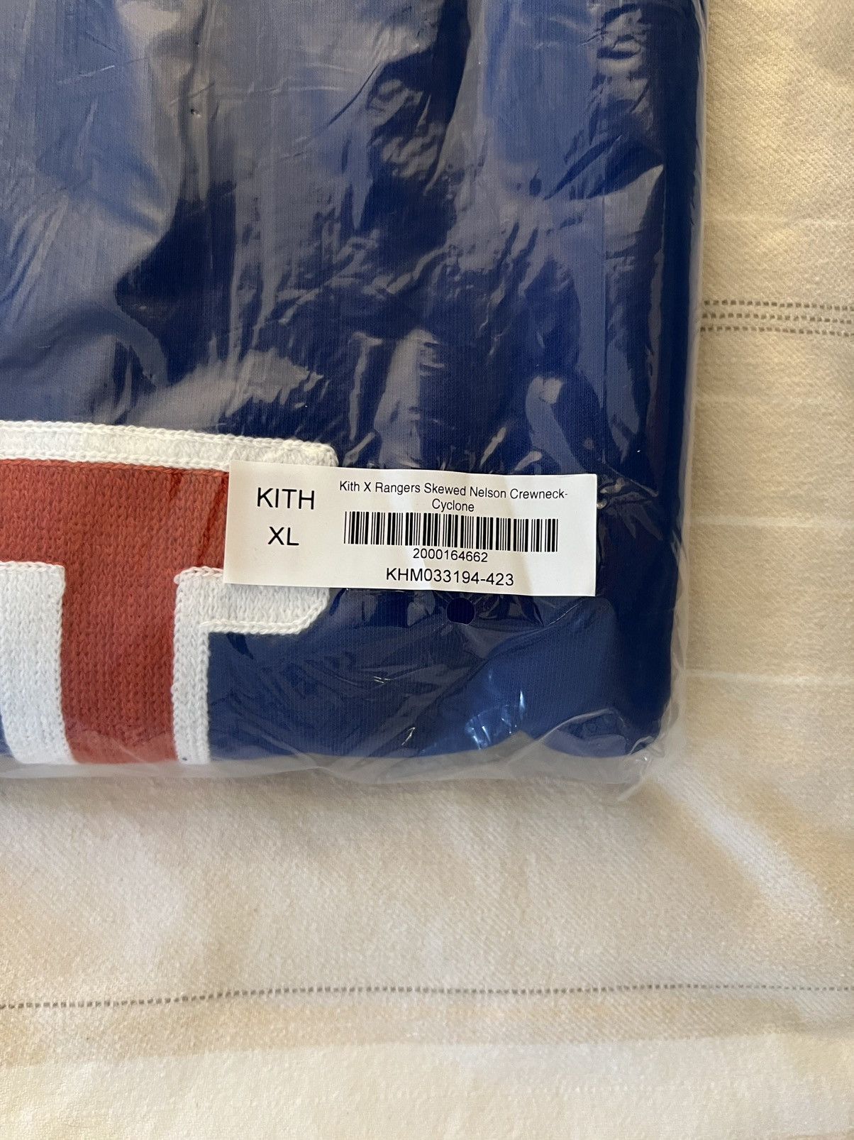 Kith Kith for the New York Rangers Skewed Nelson Crewneck XL Size US XL / EU 56 / 4 - 7 Thumbnail