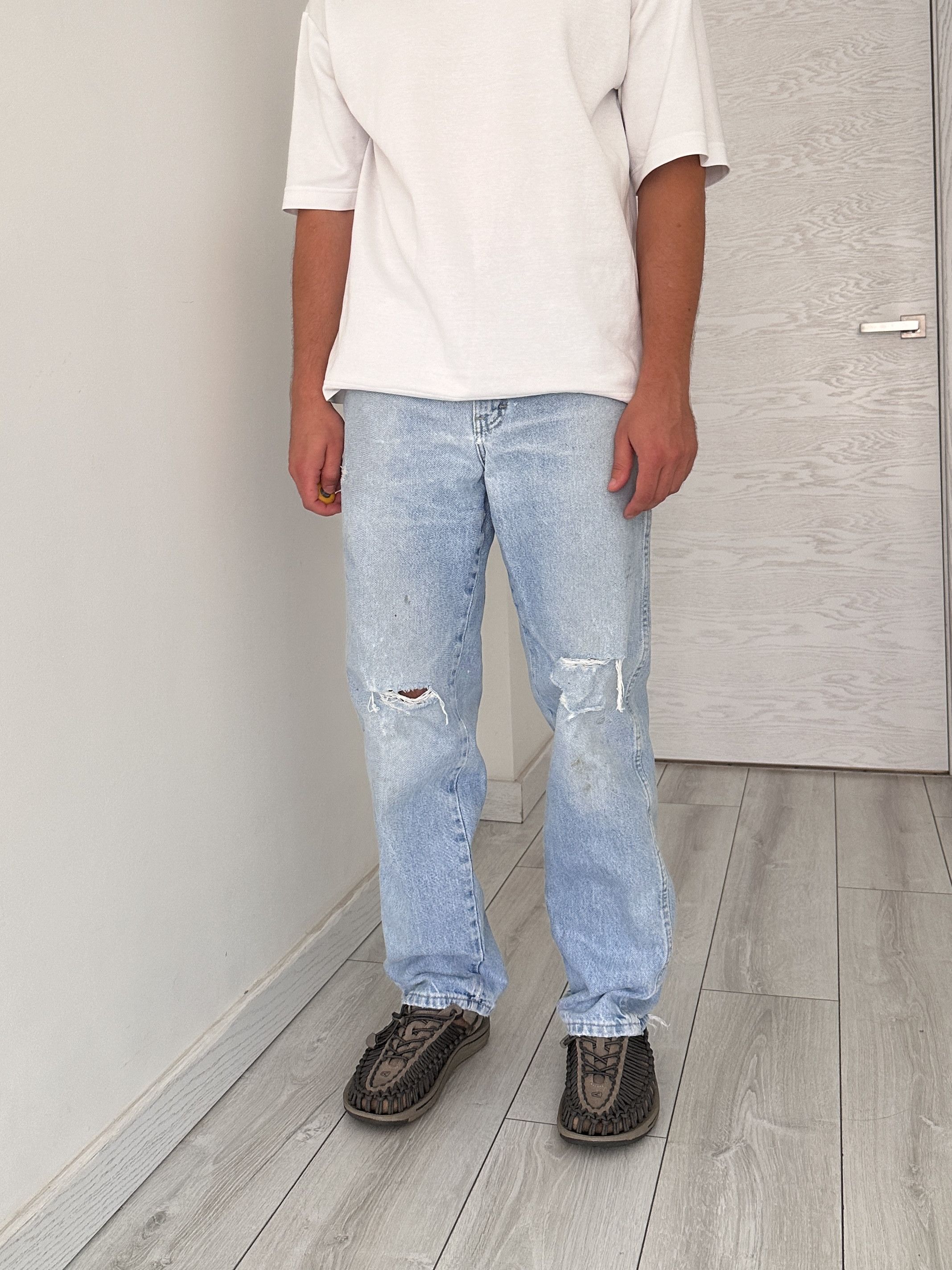 Dickies Vintage Dickies Distressed Blue Denim Pants Jeans Size US 34 / EU 50 - 3 Thumbnail