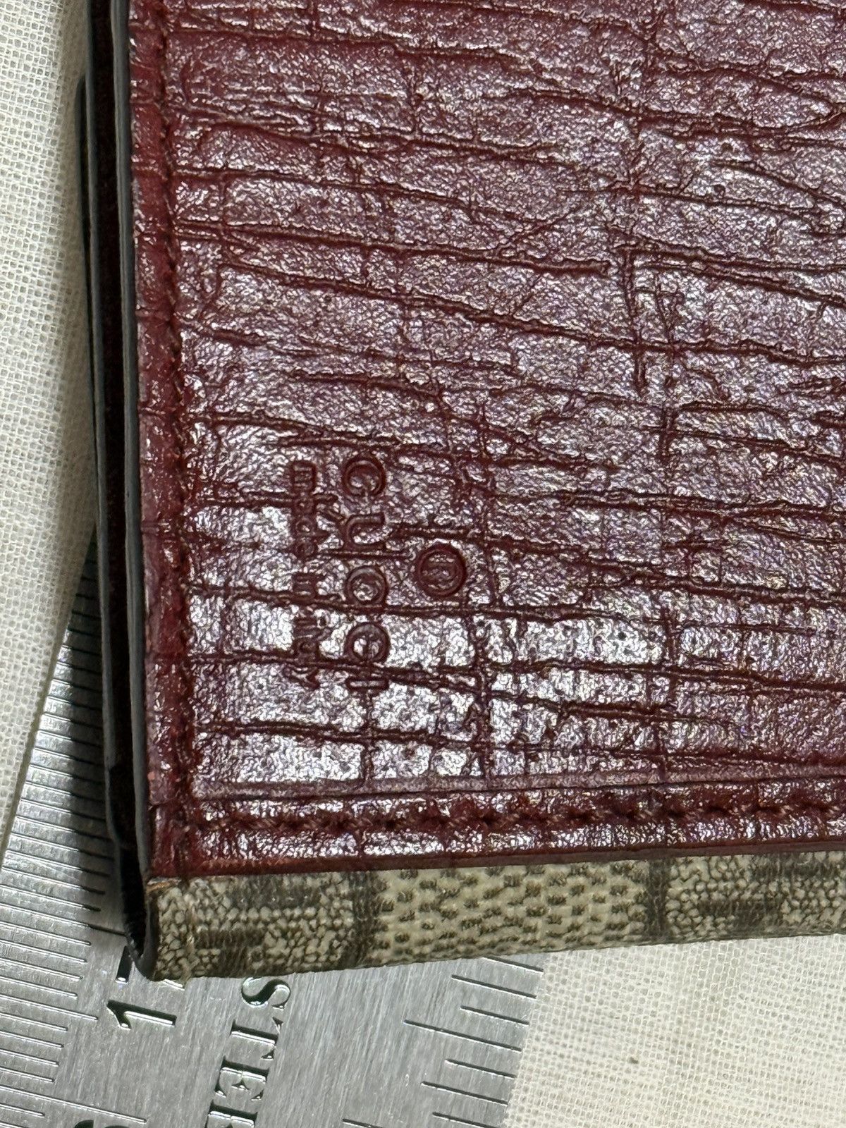 Gucci Gucci Continental Wallet – GG Supreme / Red Leather Size ONE SIZE - 6 Thumbnail