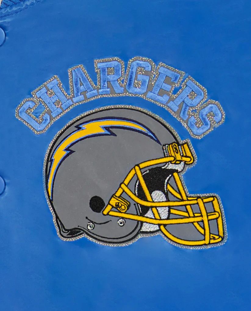 Starter NFL Los Angeles Chargers Varsity Satin Full-Snap Jacket Size US XXL / EU 58 / 5 - 2 Thumbnail