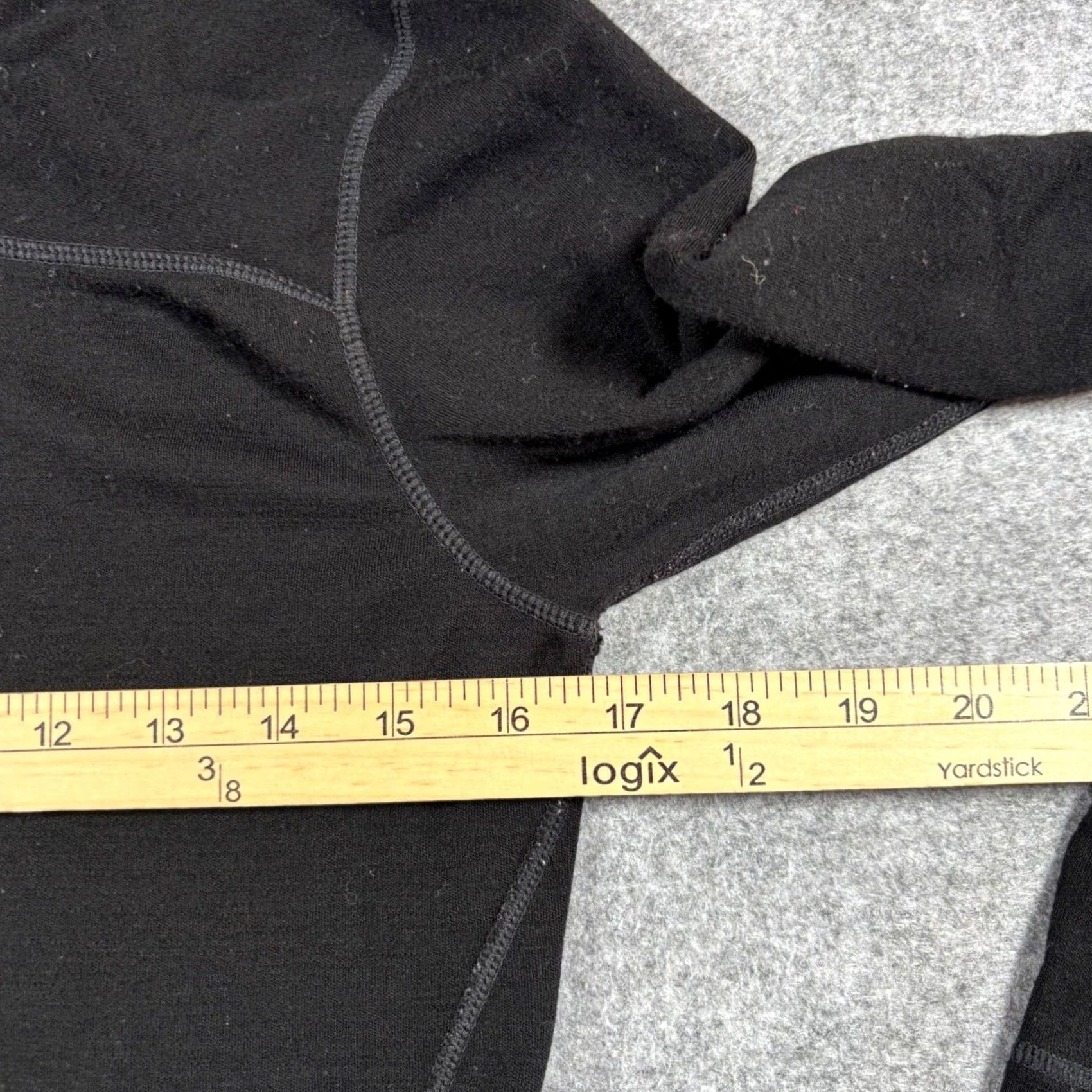 Smartwool Smartwool Womens L Black 100% Merino Wool Funnel Neck Base Layer Top Size L / US 10 / IT 46 - 6 Thumbnail