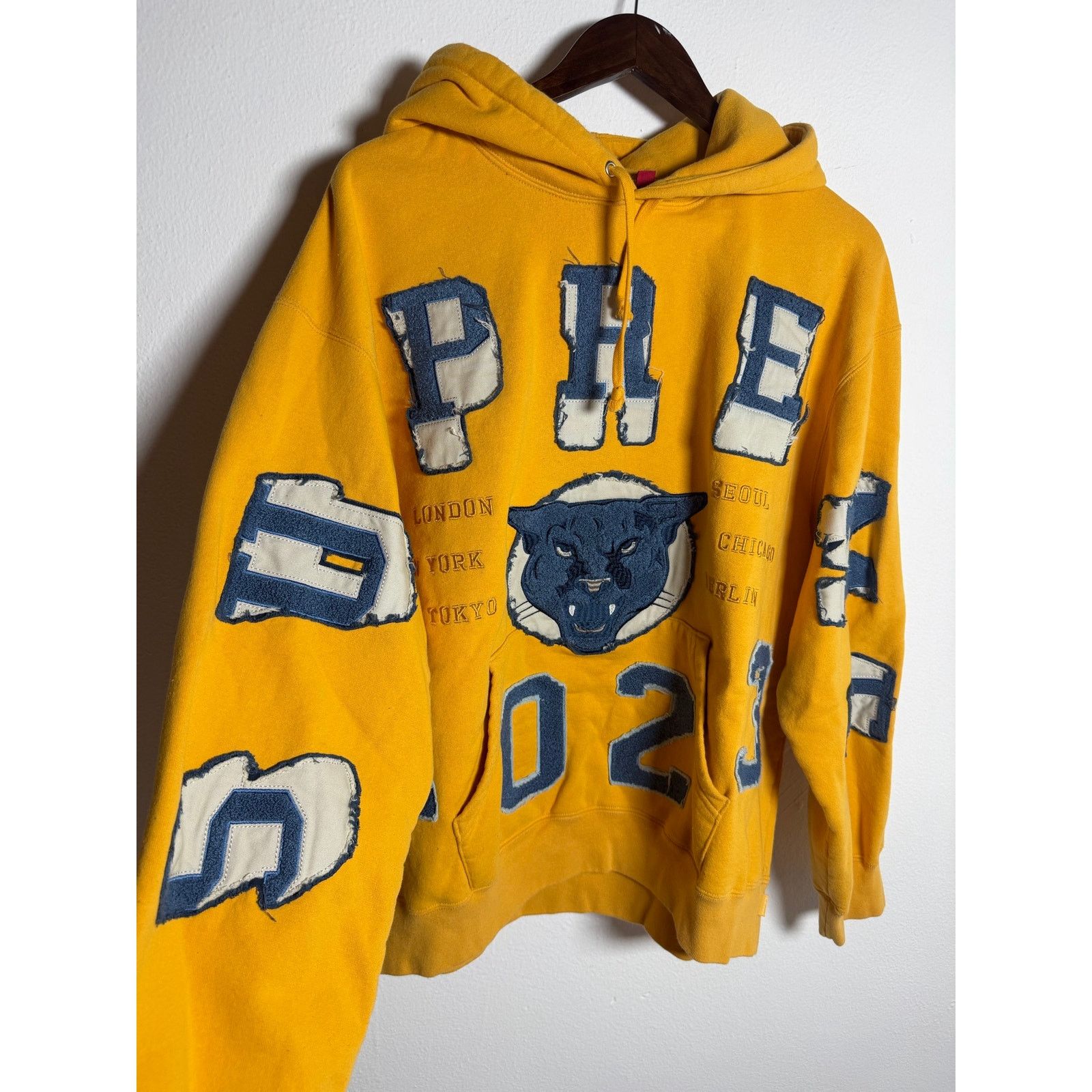 Supreme FW23 Supreme Washed Panther Hoodie | Grailed