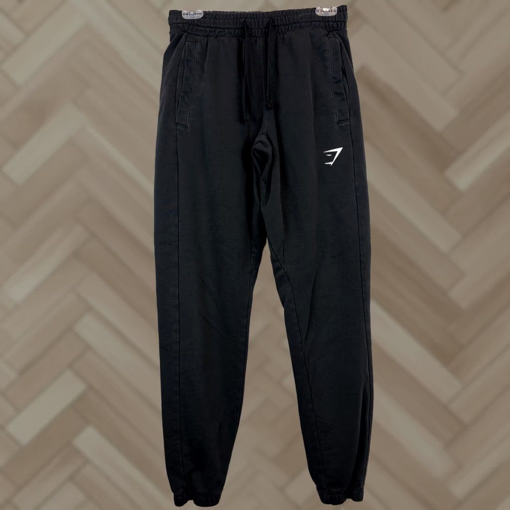 Gymshark Gymshark Black Essential Oversized Jogger Sweatpants Mens XS Casual Athletic Gym Size US 27 - 1 Thumbnail