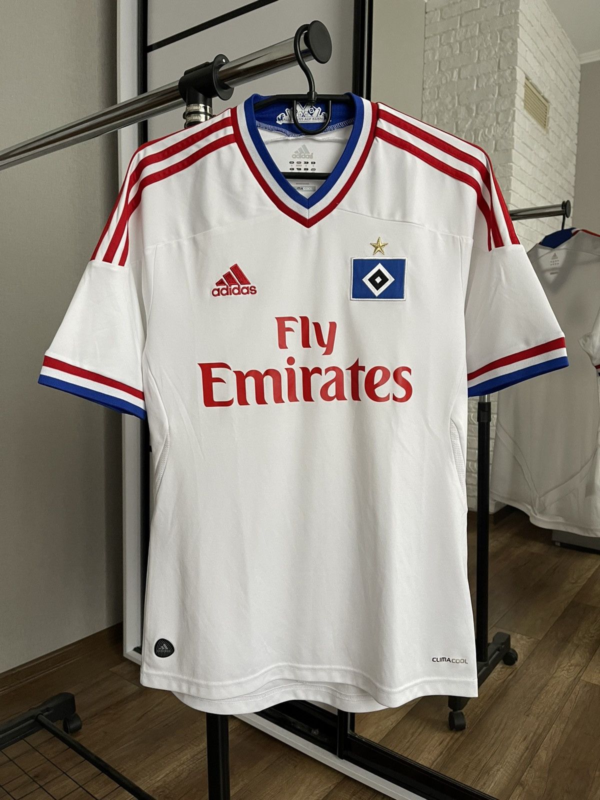 Adidas 2011/2012 Adidas Hamburger SV Soccer Jersey T-Shirt Size US S / EU 44-46 / 1 - 1 Thumbnail