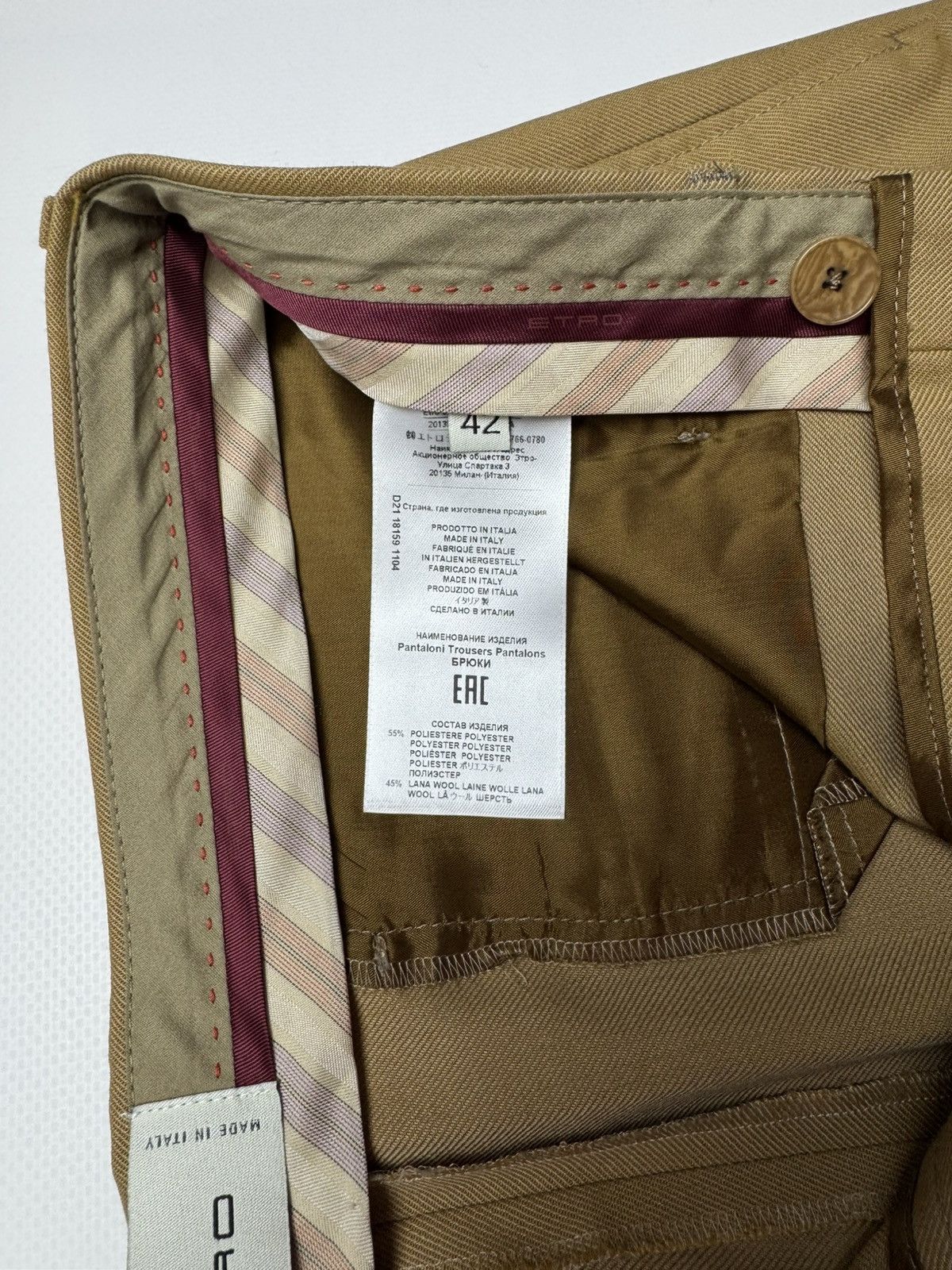 Etro Etro Milano Luxury Floral Print Slim Trousers Size 42" / US 20 - 6 Thumbnail