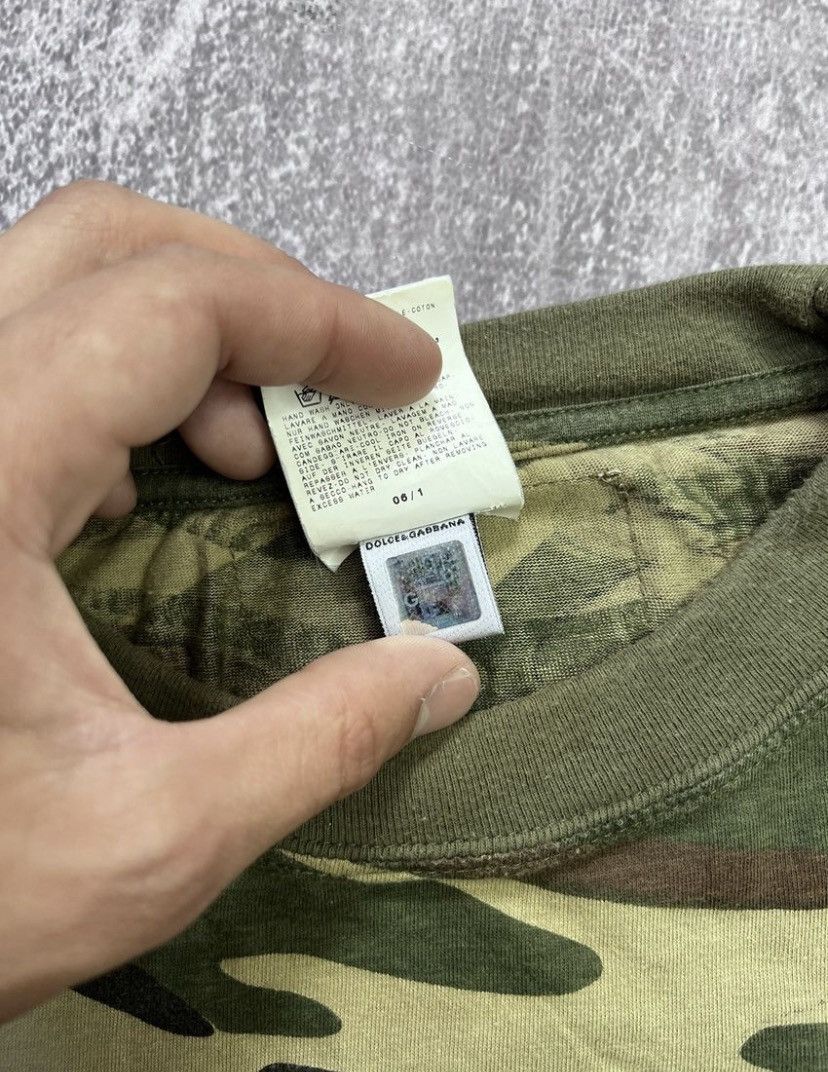 Dolce & Gabbana × Vintage Dolce Gabbana Camo Longsleeve Size US XL / EU 56 / 4 - 6 Thumbnail