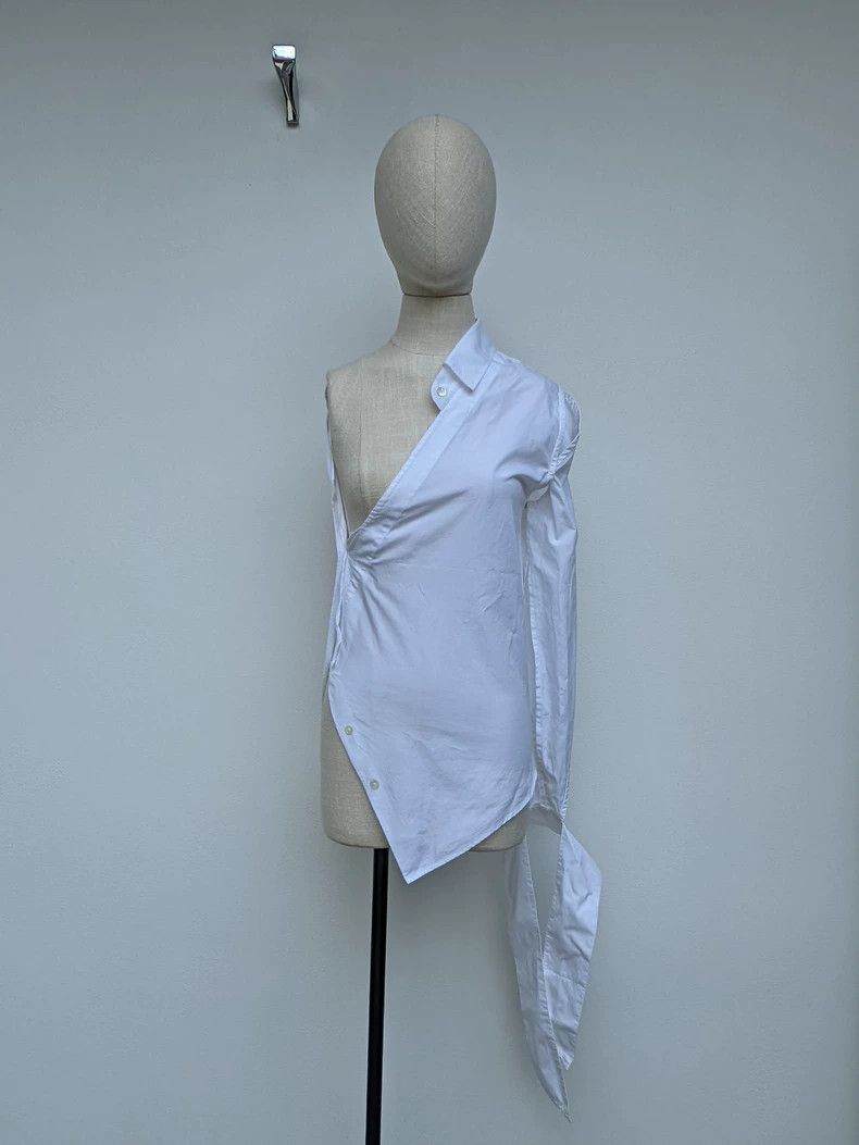 Ann Demeulemeester ann demeulemeester deconstructed white shirt Size US M / EU 48-50 / 2 - 1 Thumbnail