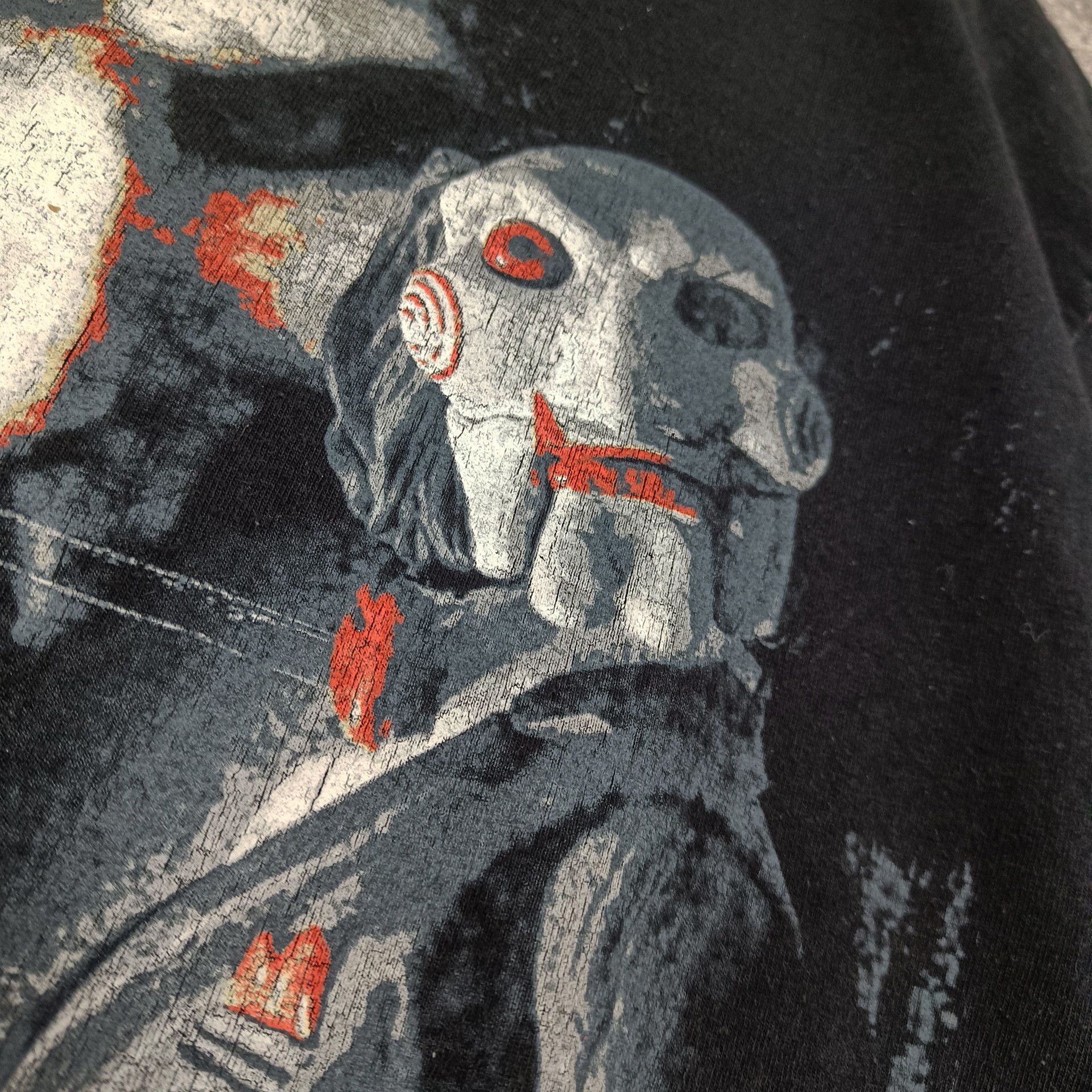 Vintage Vintage Y2k Rare Saw The Ride Horror Movie Promo T-Shirt 00s Size US L / EU 52-54 / 3 - 3 Thumbnail