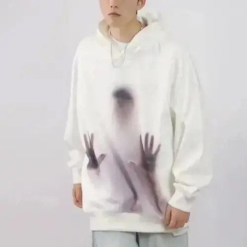 Japanese Brand Shadow Ghost Hooded Jacket Hoodie Sweatshirt Size US L / EU 52-54 / 3 - 3 Thumbnail