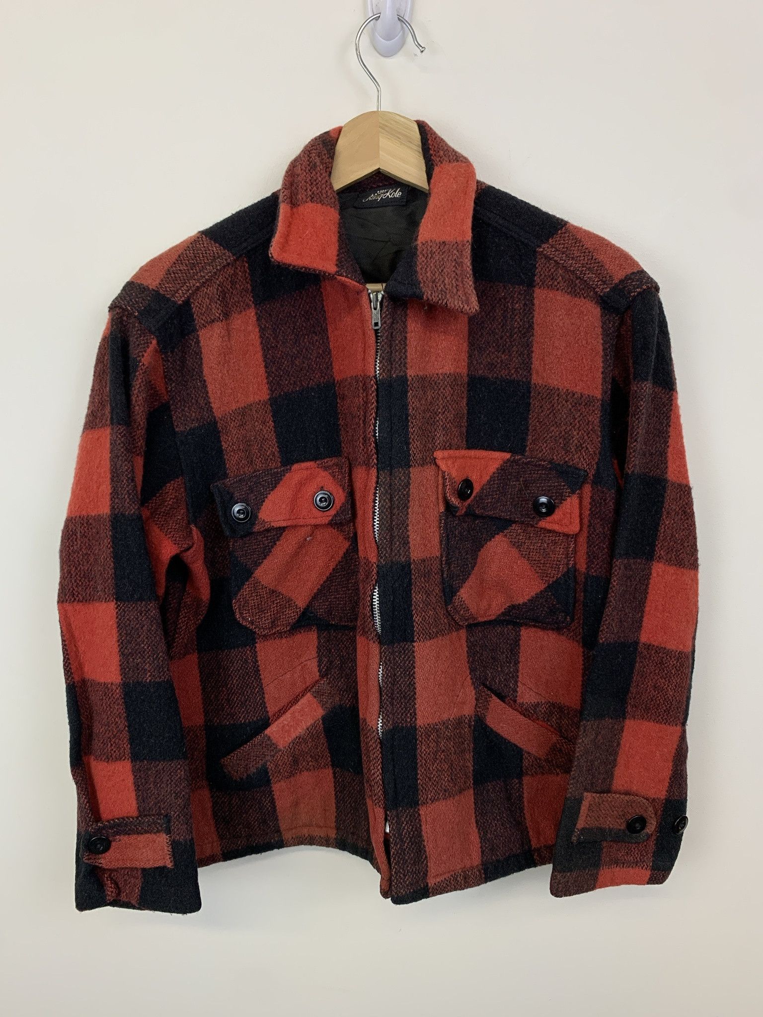 Flannel × Vintage Vintage Flannel 1980s Buffalo Plaid Zip Jacket Size Small Size US S / EU 44-46 / 1 - 1 Thumbnail