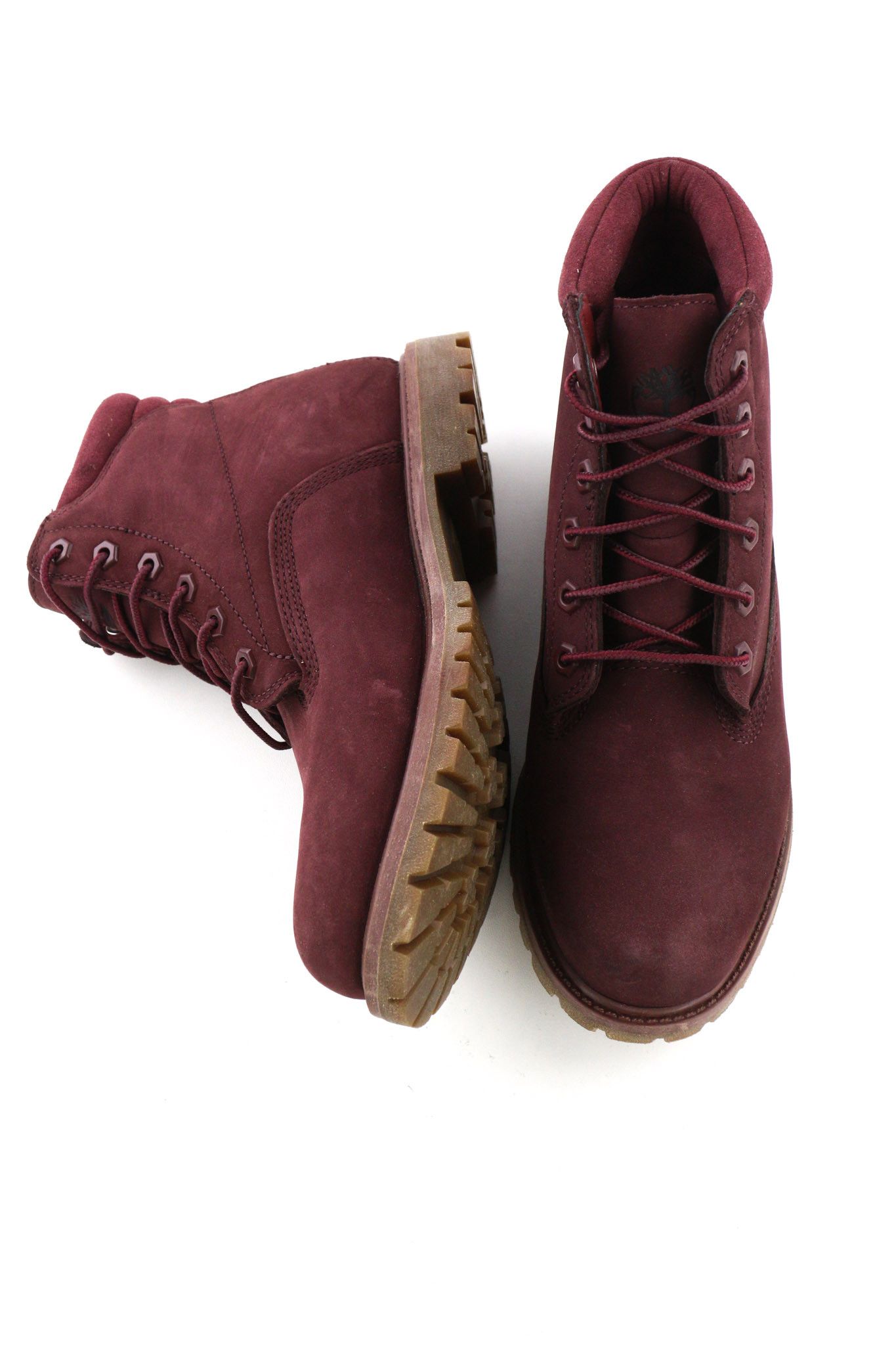 Timberland A1R2T-A4898 EU39/40 Purple Leather Lace Boots Shoes 81136 Size US 8 / IT 38 - 7 Thumbnail