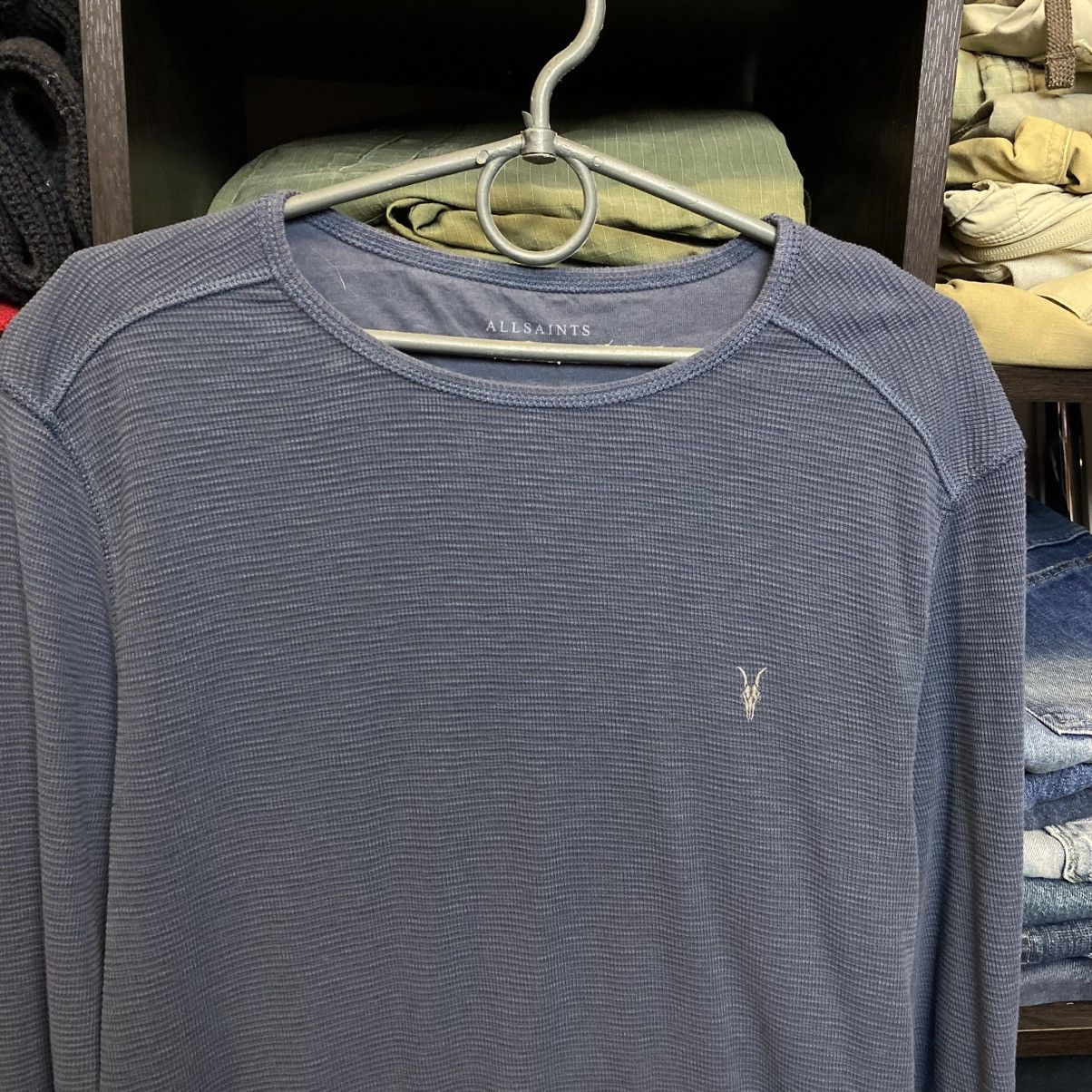 Allsaints Designer Allsaints small logo basic luxury longsleeve size M Size US M / EU 48-50 / 2 - 2 Thumbnail
