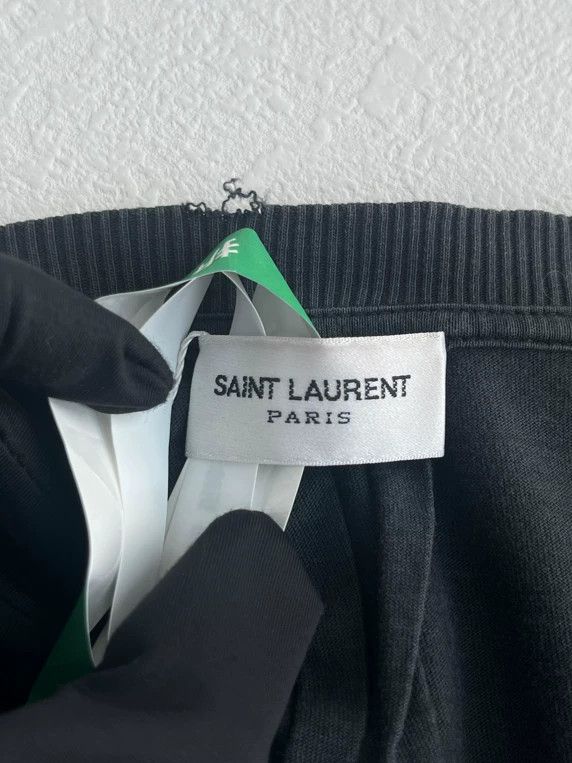 Yves Saint Laurent Saint Laruent Washed black short sleeve 2502-Nextarrow Size US S / EU 44-46 / 1 - 3 Thumbnail