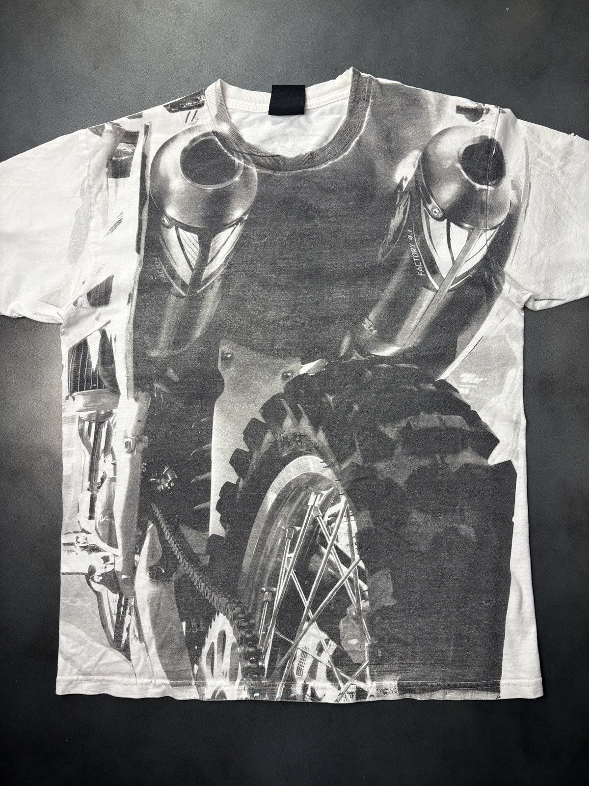 Fox Racing Y2K FMF Apparel All Over Print Moto Tee Shirt ALP 2000s Bike Size US S / EU 44-46 / 1 - 3 Thumbnail