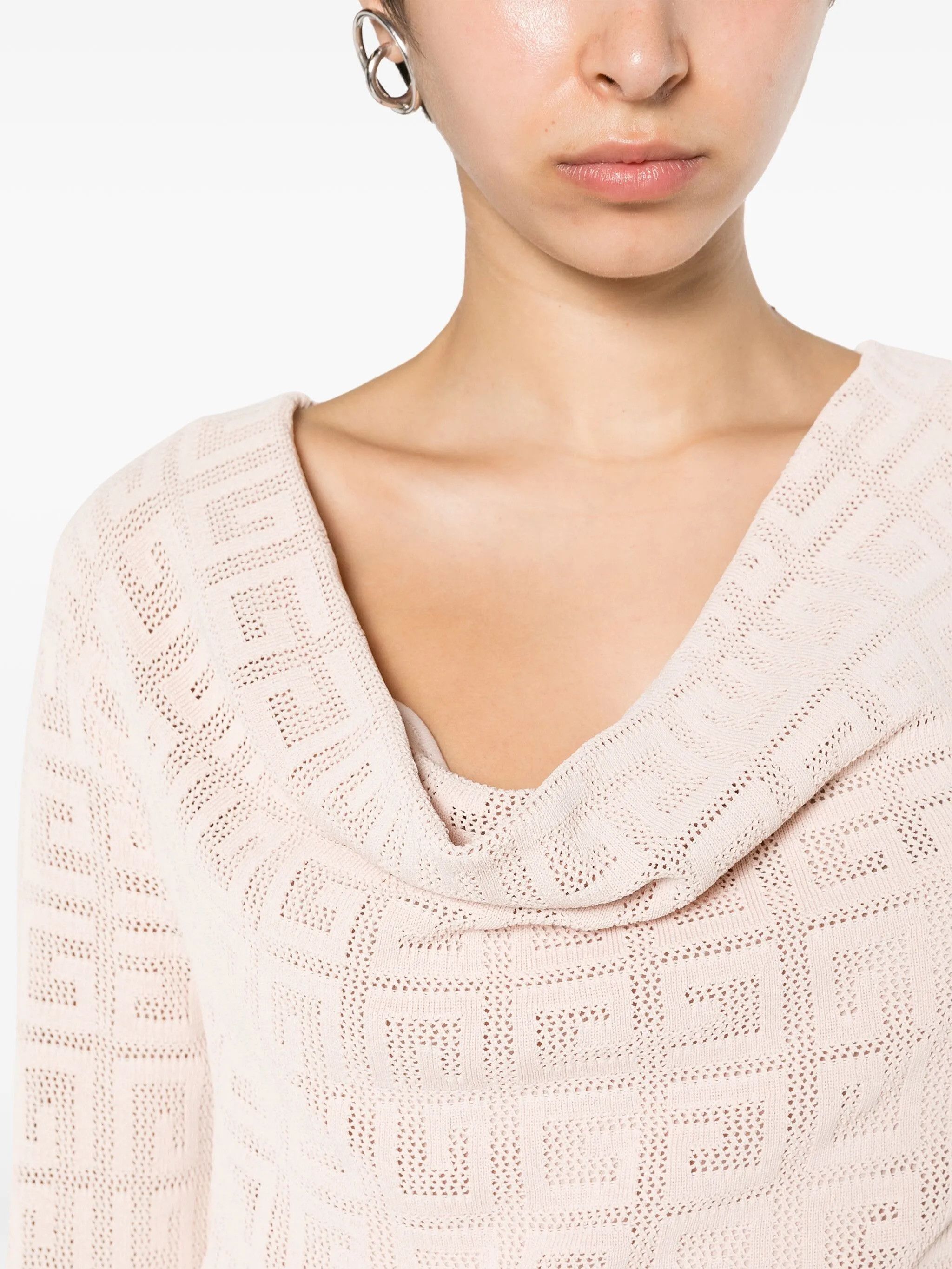 Givenchy Givenchy 4G-jacquard V-neck top Size S / US 4 / IT 40 - 4 Thumbnail