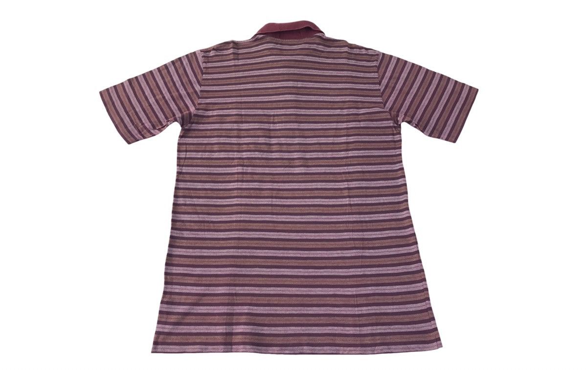Alfred Dunhill Dunhill Made In Italy Striped Polo Tee Luxury Single Pocket Size US M / EU 48-50 / 2 - 2 Thumbnail