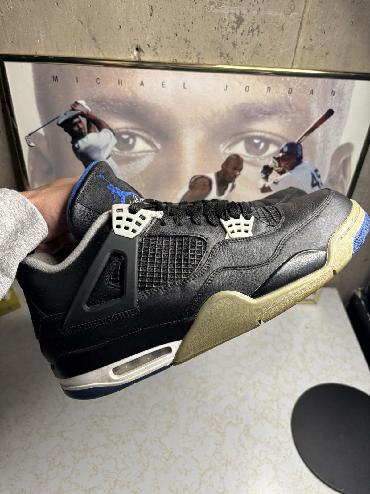 Jordan Brand Air Jordan 4 Retro Motorsports Alternate 2017 Size US 12 / EU 45 - 1 Thumbnail