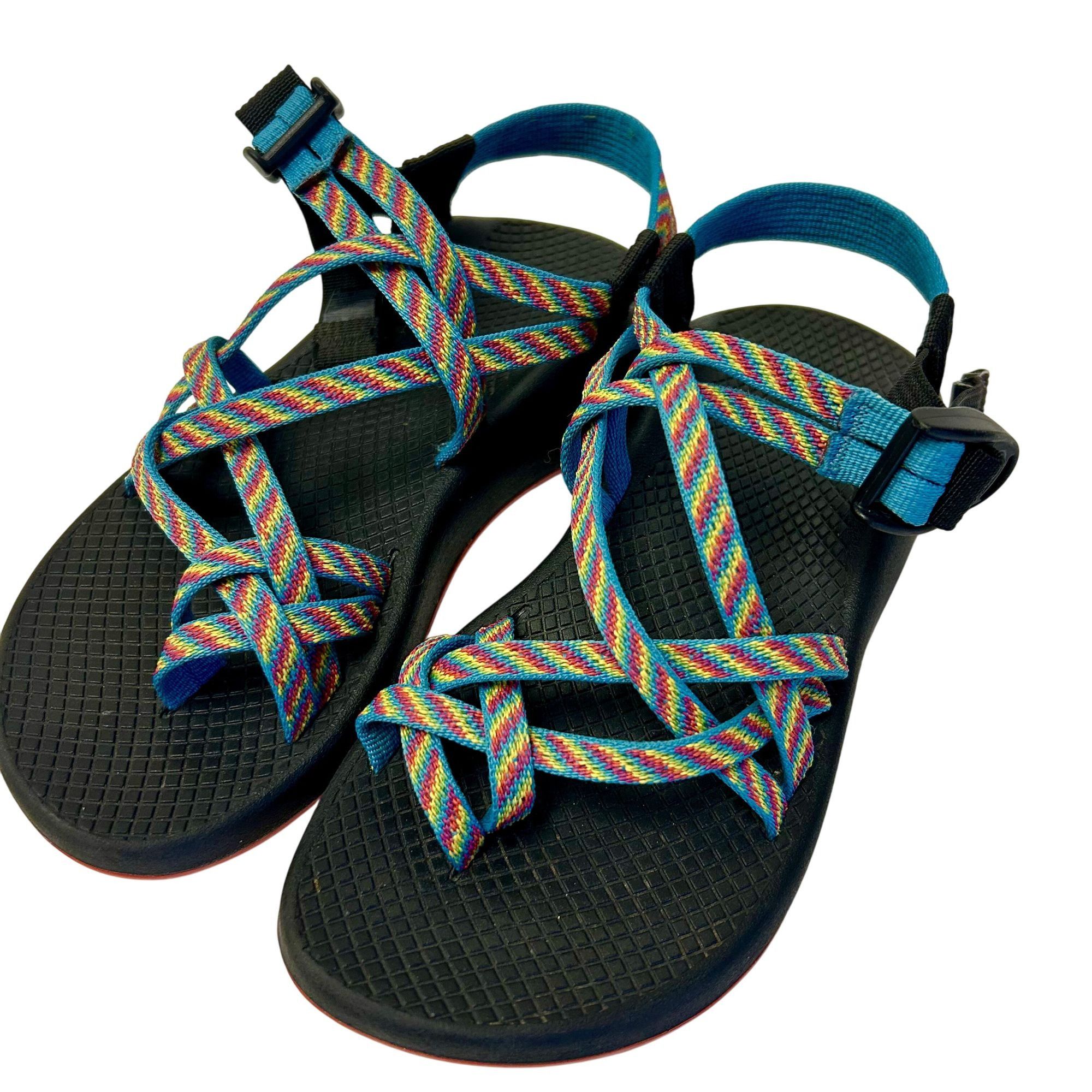 Chaco Chaco ZX2 Classic Sport NEON PSYCHEDELIC Rainbow Water Shoes Size US 6 / EU 39 - 7 Thumbnail