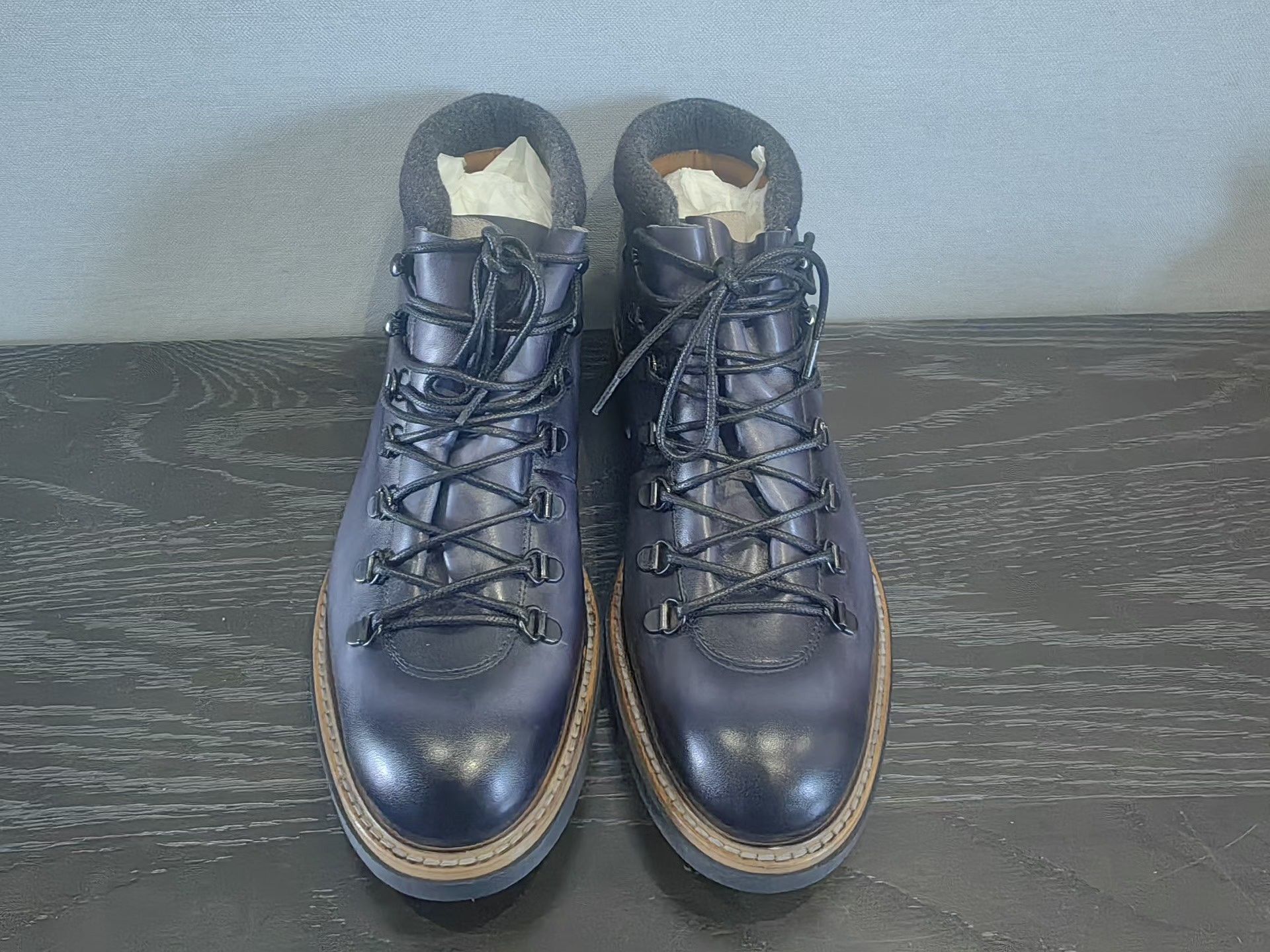 Bruno Magli Bruno Magli Handcrafted Patina Hiking Boots Size US 8 / EU 41 - 1 Thumbnail
